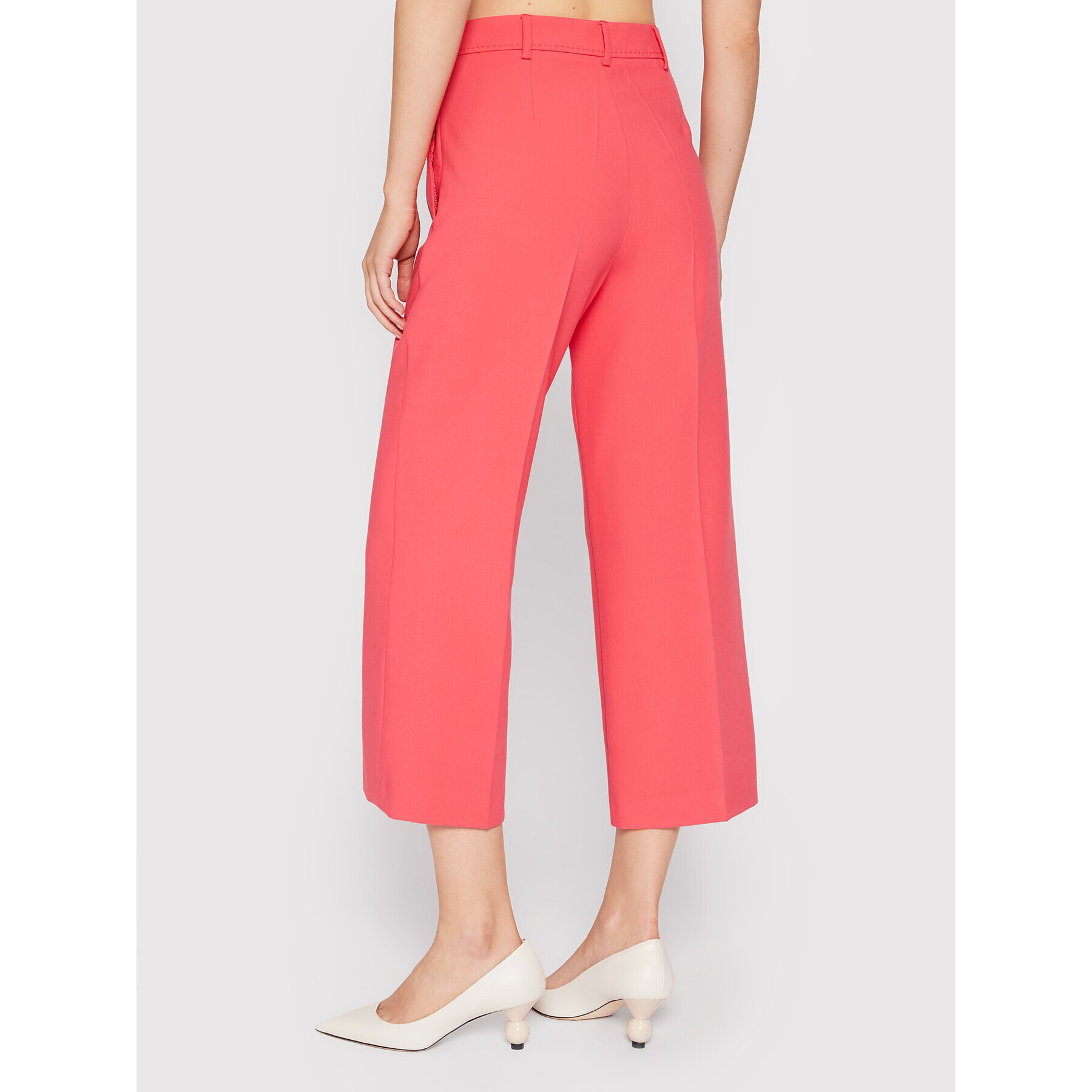 MAX&Co. Ohlapne hlače Sacco 71311222 Roza Cropped Fit - Pepit.si