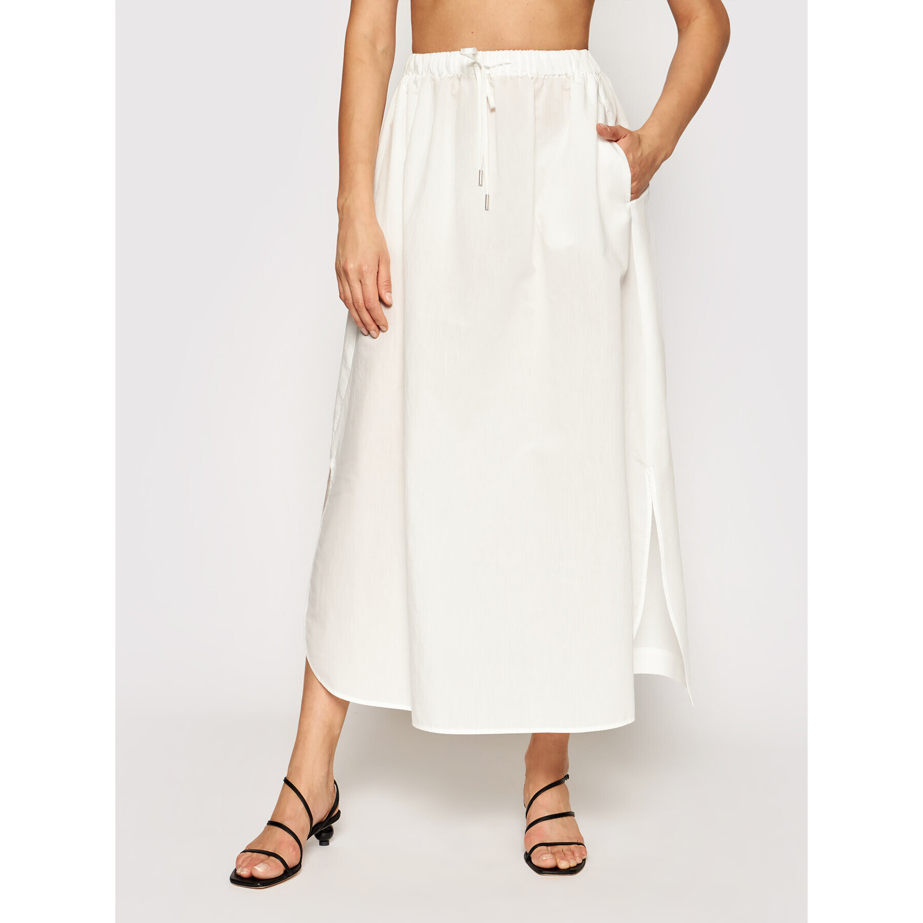 Max Mara Beachwear Midi krilo Utopico 31010118 Bela Regular Fit - Pepit.si