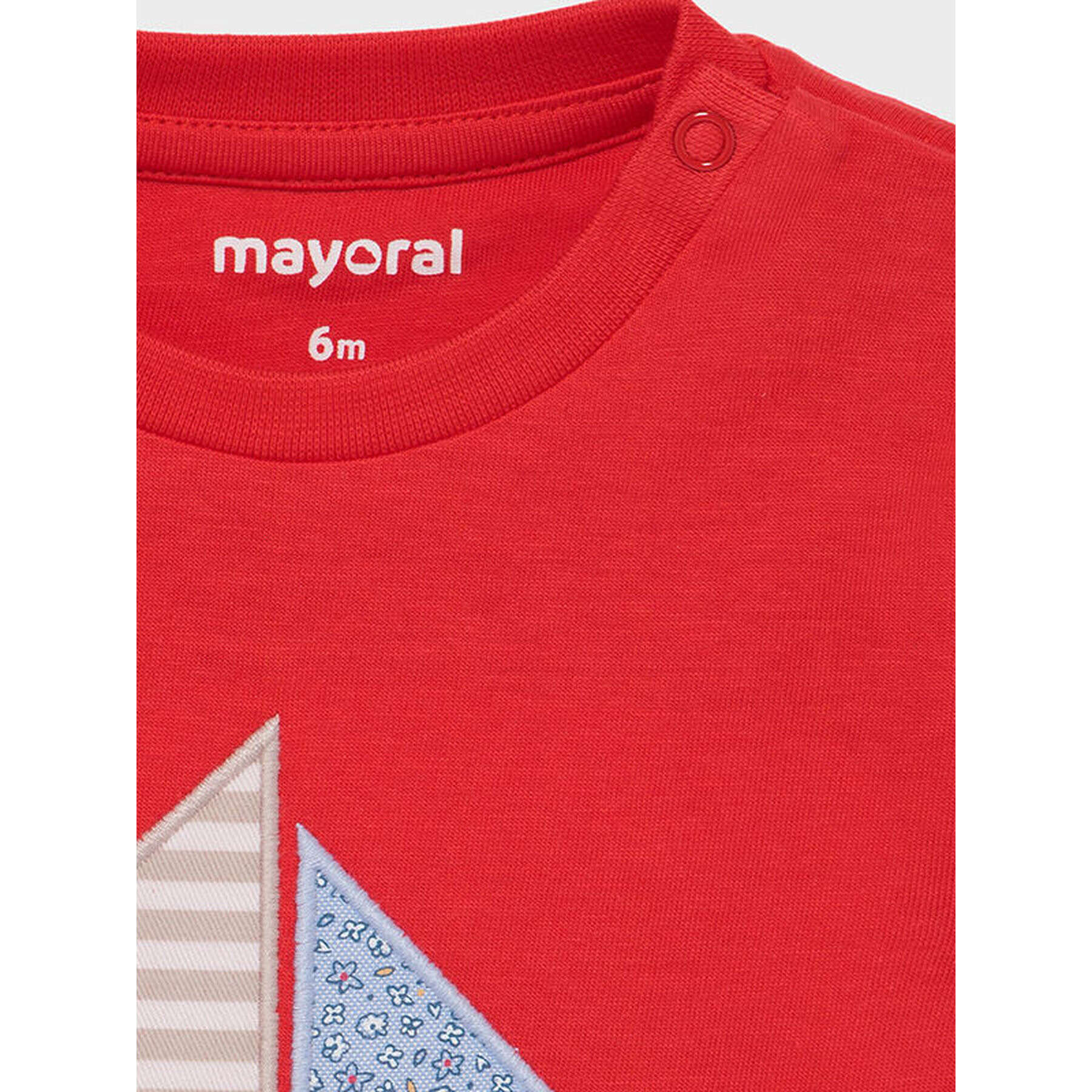 Mayoral Bluza 1017 Rdeča Regular Fit - Pepit.si