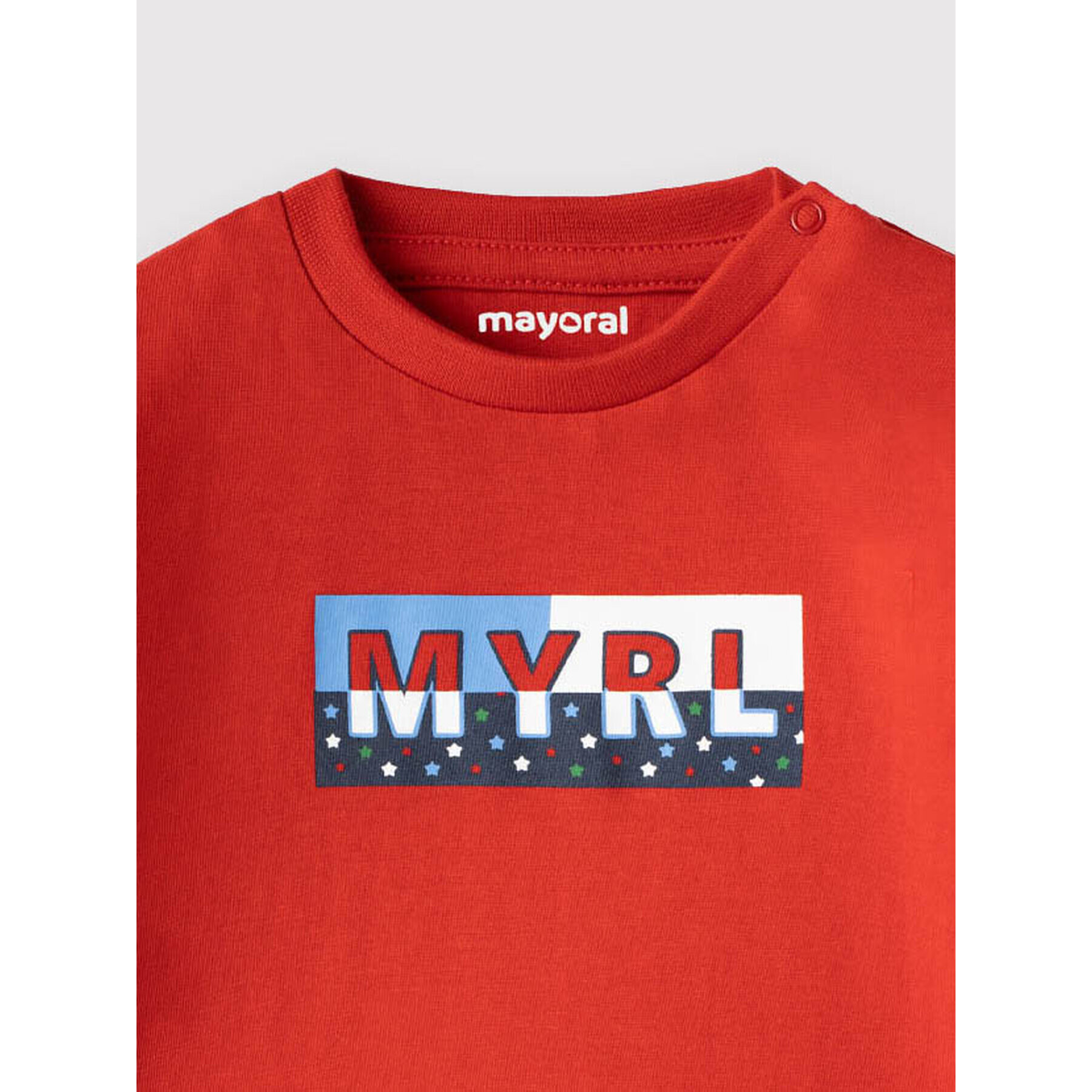 Mayoral Bluza 108 Rdeča Regular Fit - Pepit.si