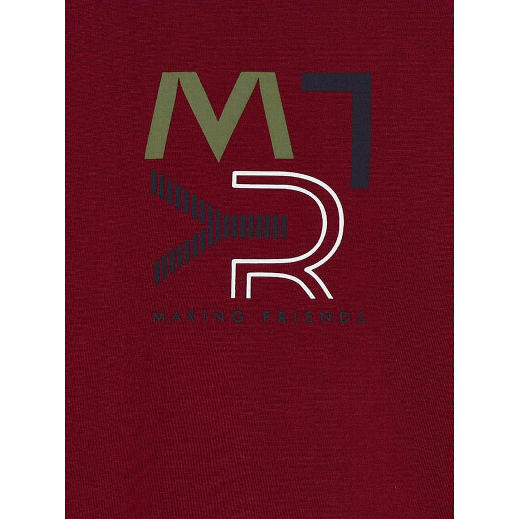 Mayoral Bluza 173 Bordo rdeča Regular Fit - Pepit.si