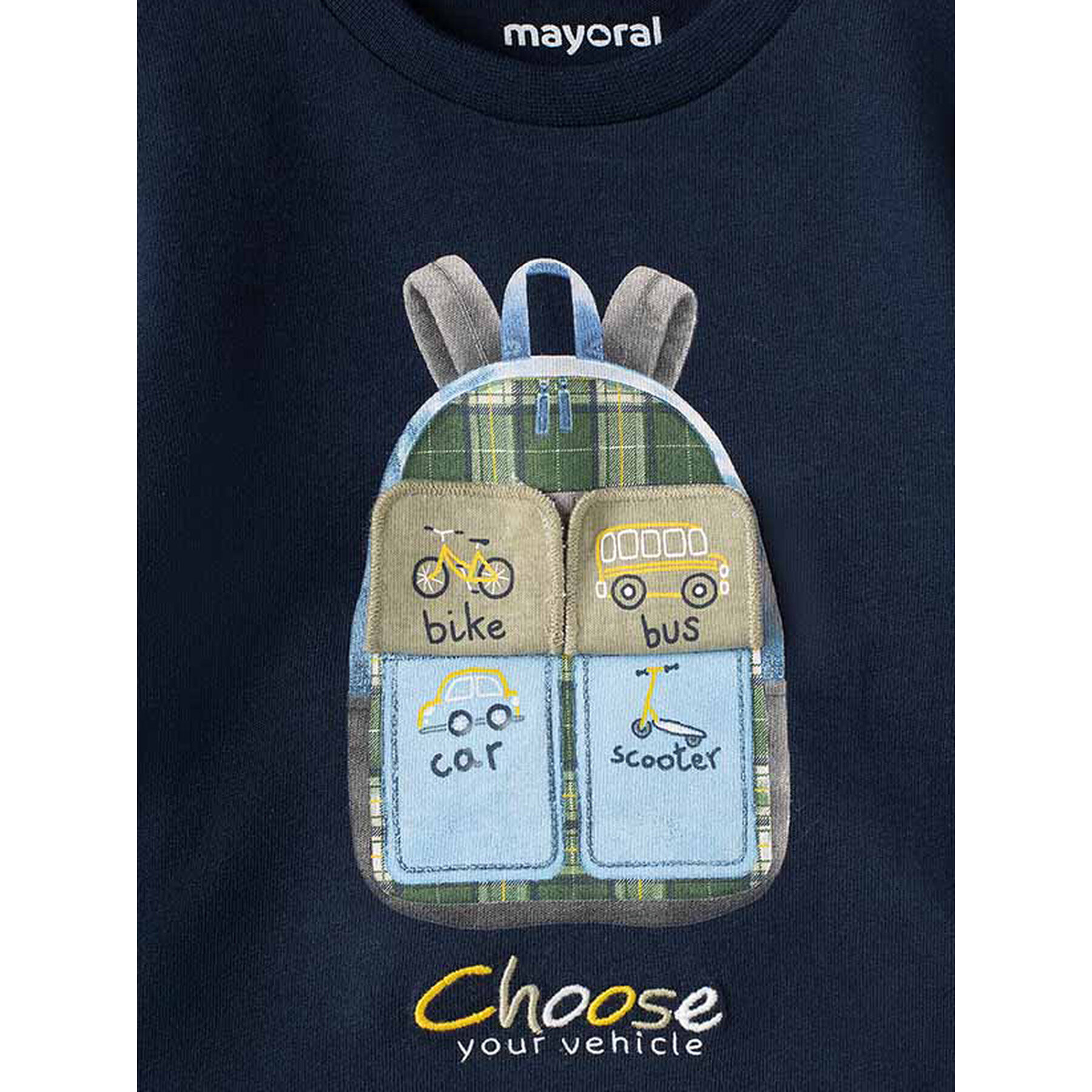 Mayoral Bluza 2064 Mornarsko modra Regular Fit - Pepit.si