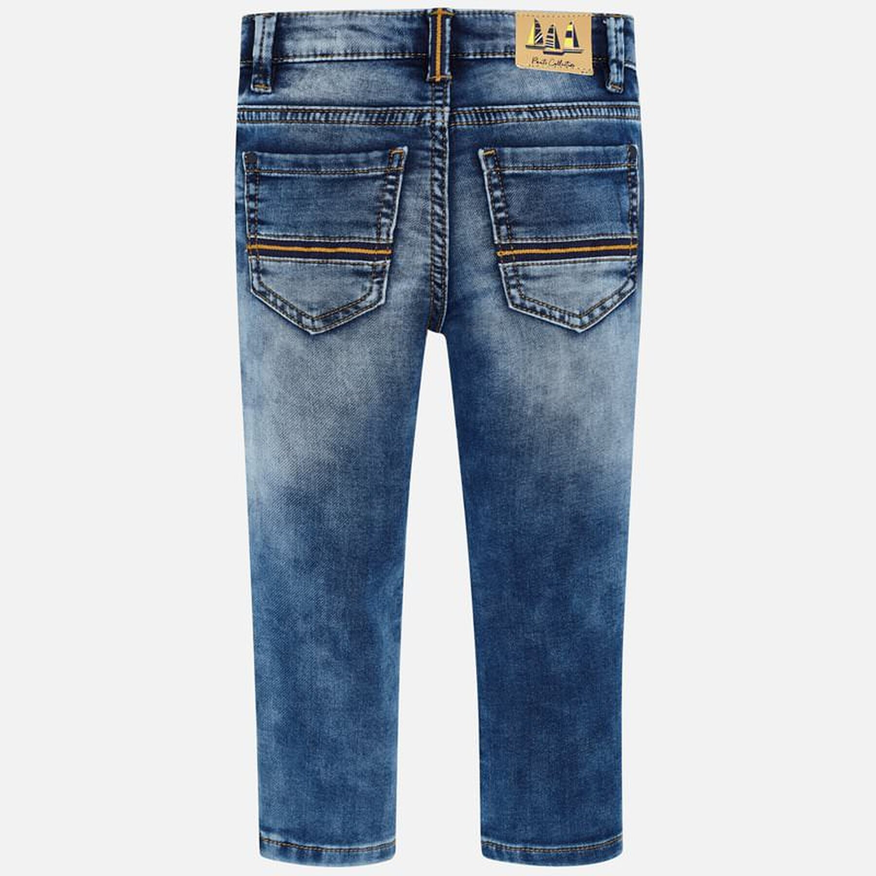 Mayoral Jeans hlače 3534 Modra Slim Fit - Pepit.si