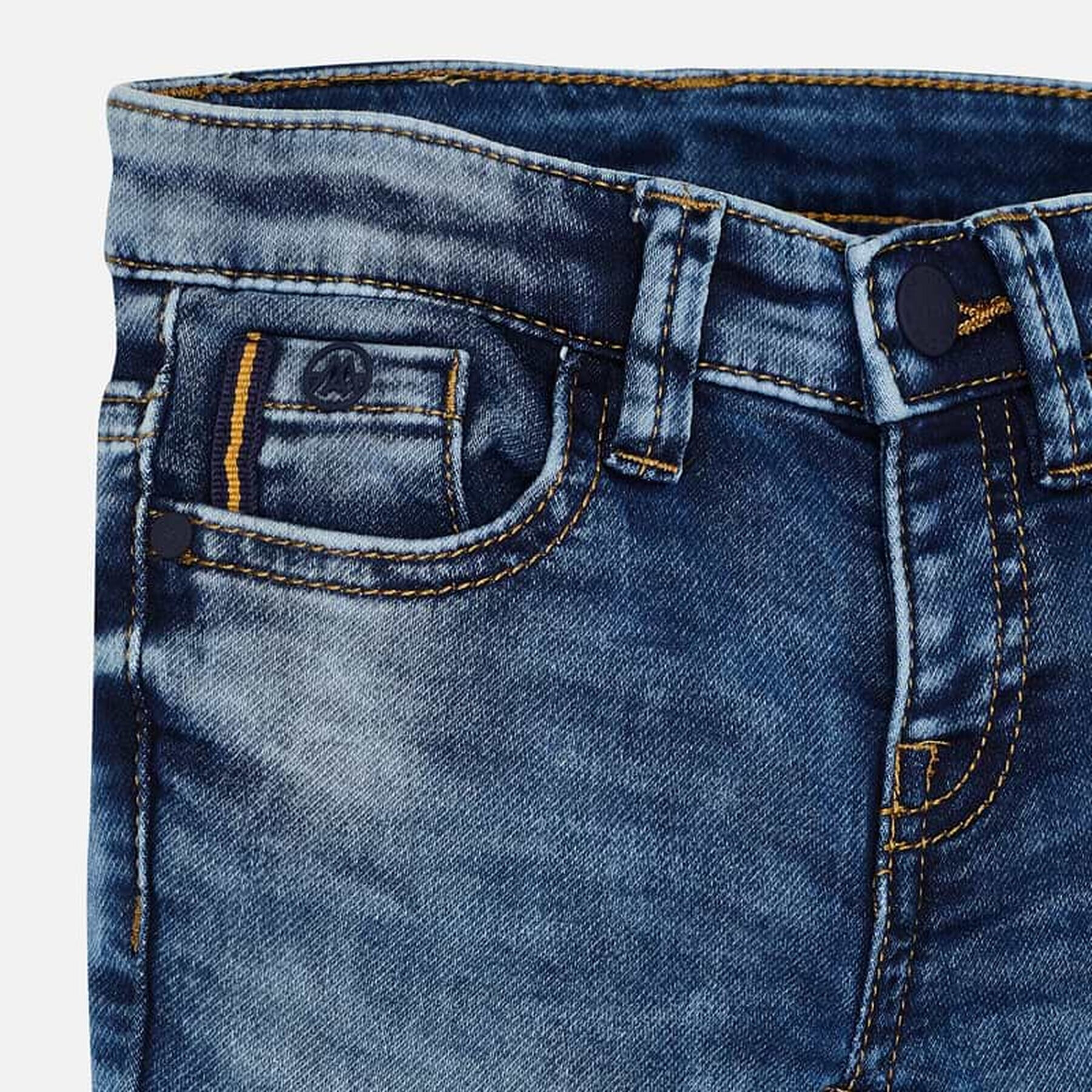 Mayoral Jeans hlače 3534 Modra Slim Fit - Pepit.si