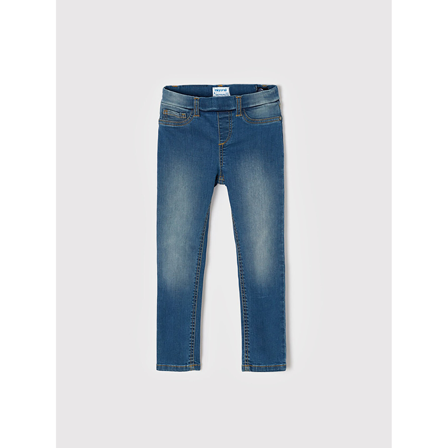 Mayoral Jeans hlače 548 Modra Super Skinny Fit - Pepit.si