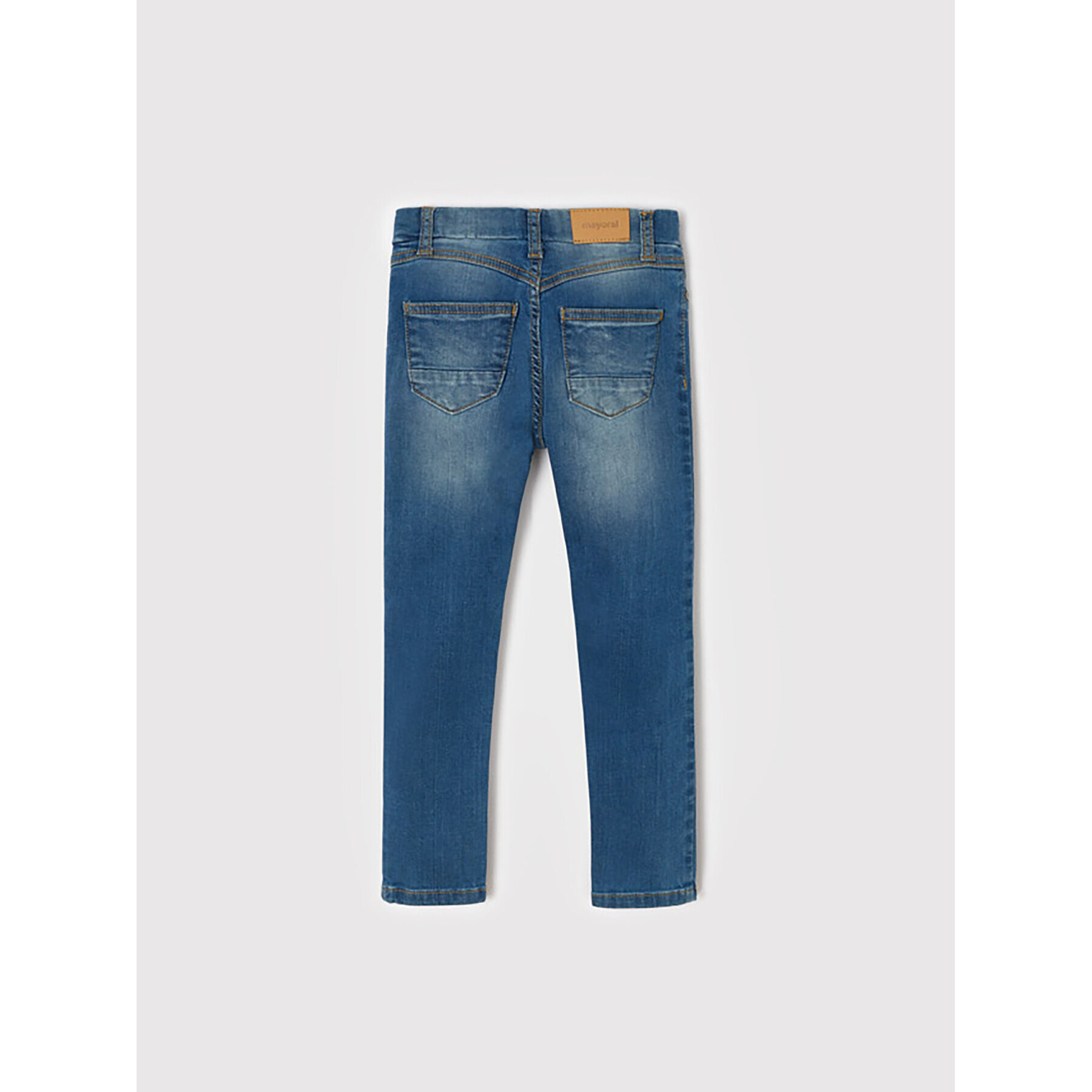 Mayoral Jeans hlače 548 Modra Super Skinny Fit - Pepit.si