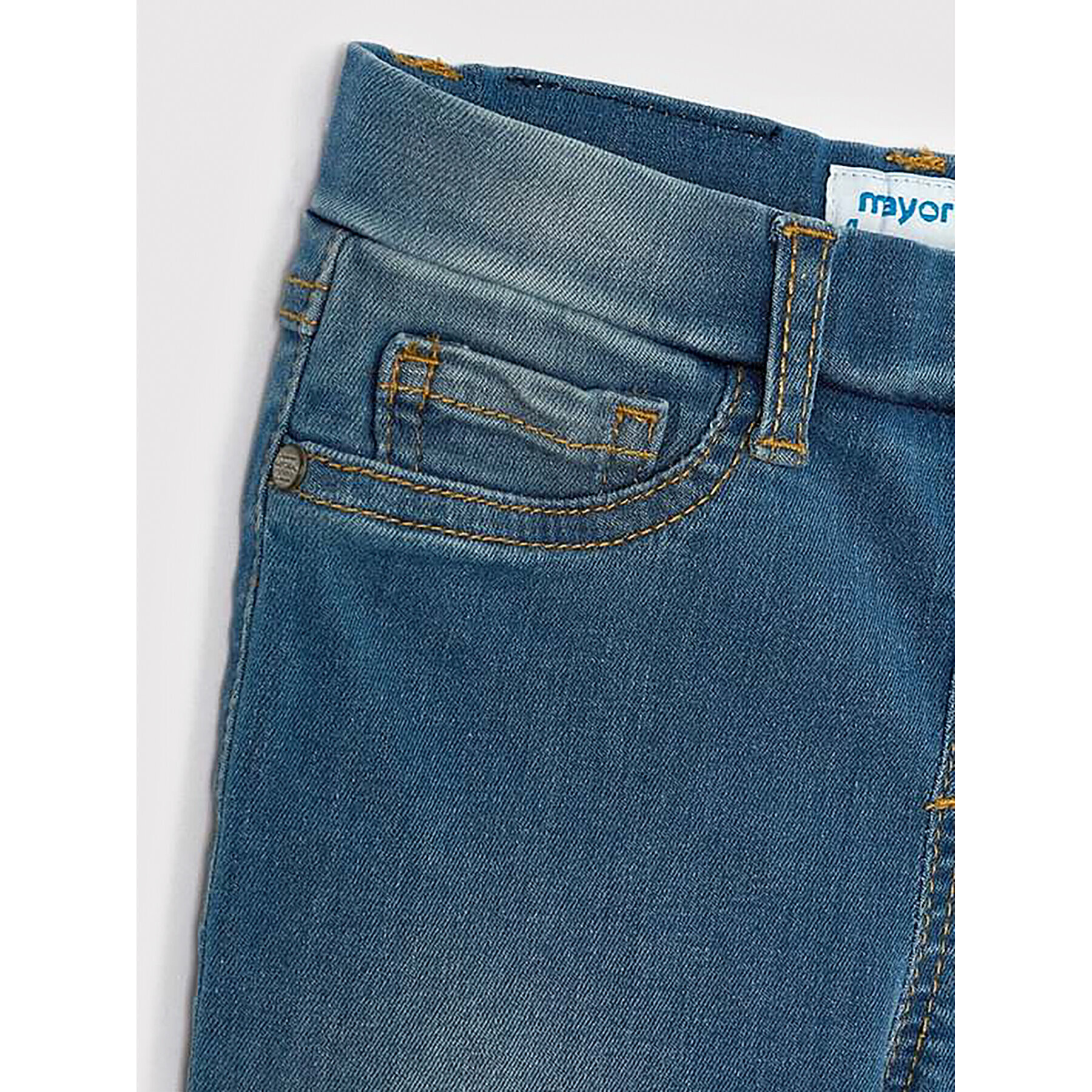 Mayoral Jeans hlače 548 Modra Super Skinny Fit - Pepit.si