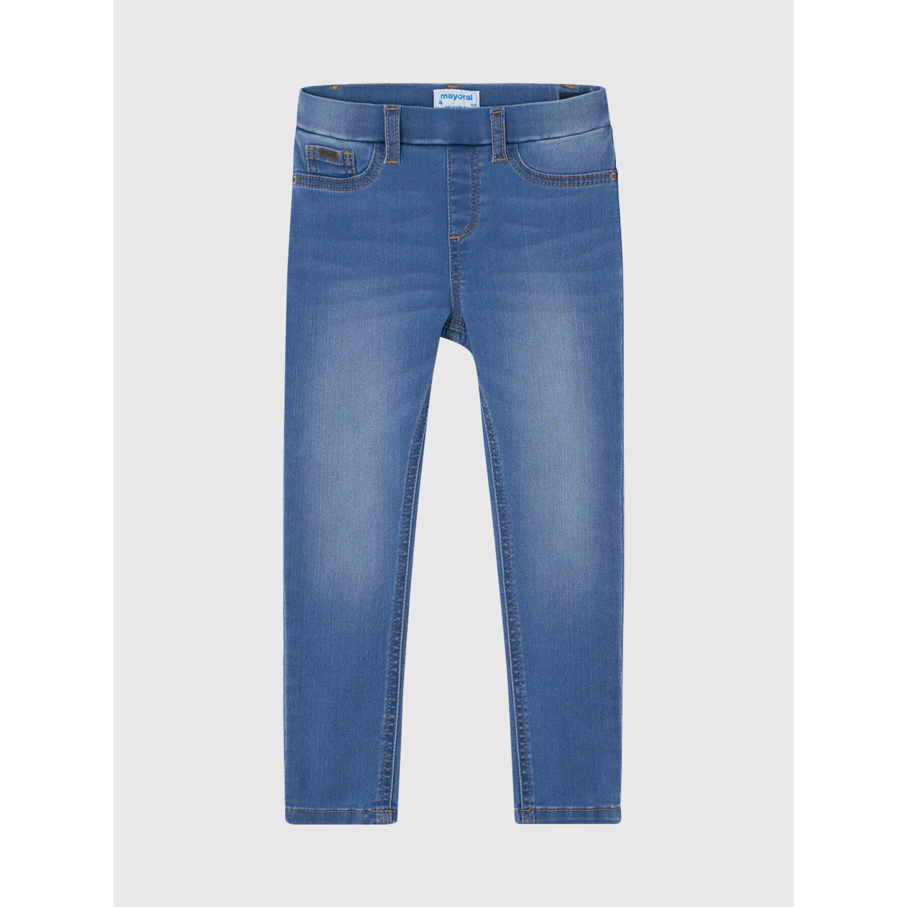 Mayoral Jeans hlače 577 Modra Super Skinny Fit - Pepit.si