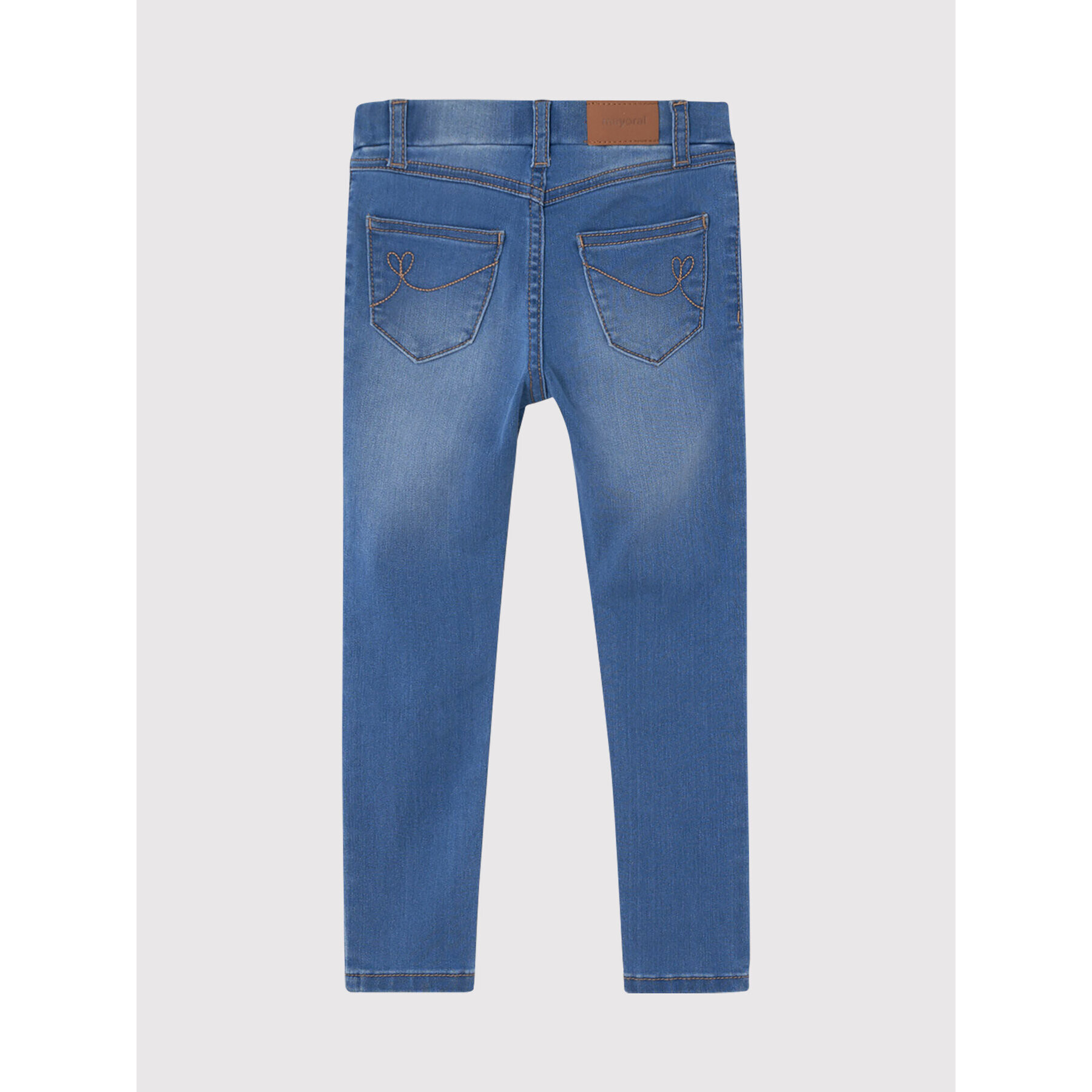 Mayoral Jeans hlače 577 Modra Super Skinny Fit - Pepit.si