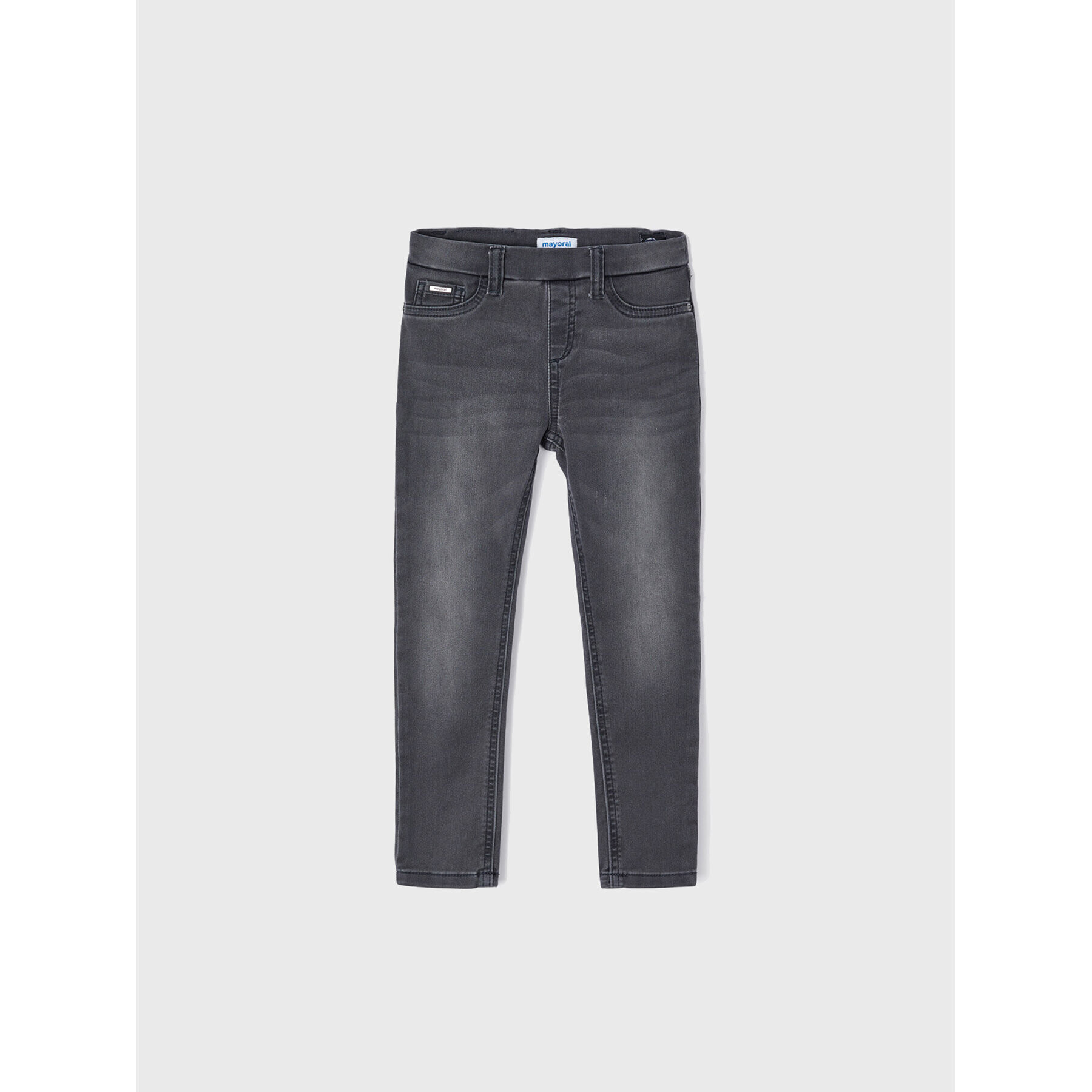 Mayoral Jeans hlače 577 Siva Super Skinny Fit - Pepit.si