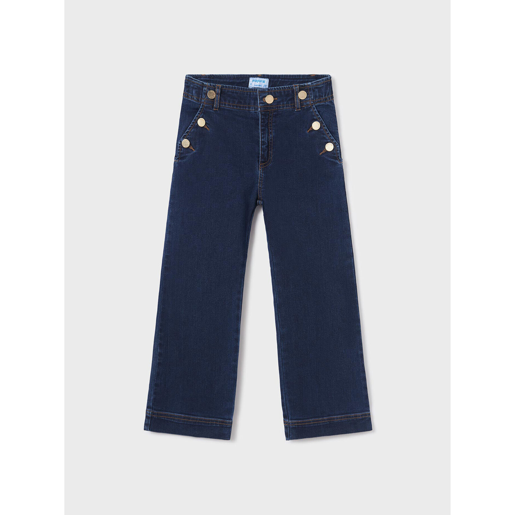 Mayoral Jeans hlače 7.501 Mornarsko modra Regular Fit - Pepit.si