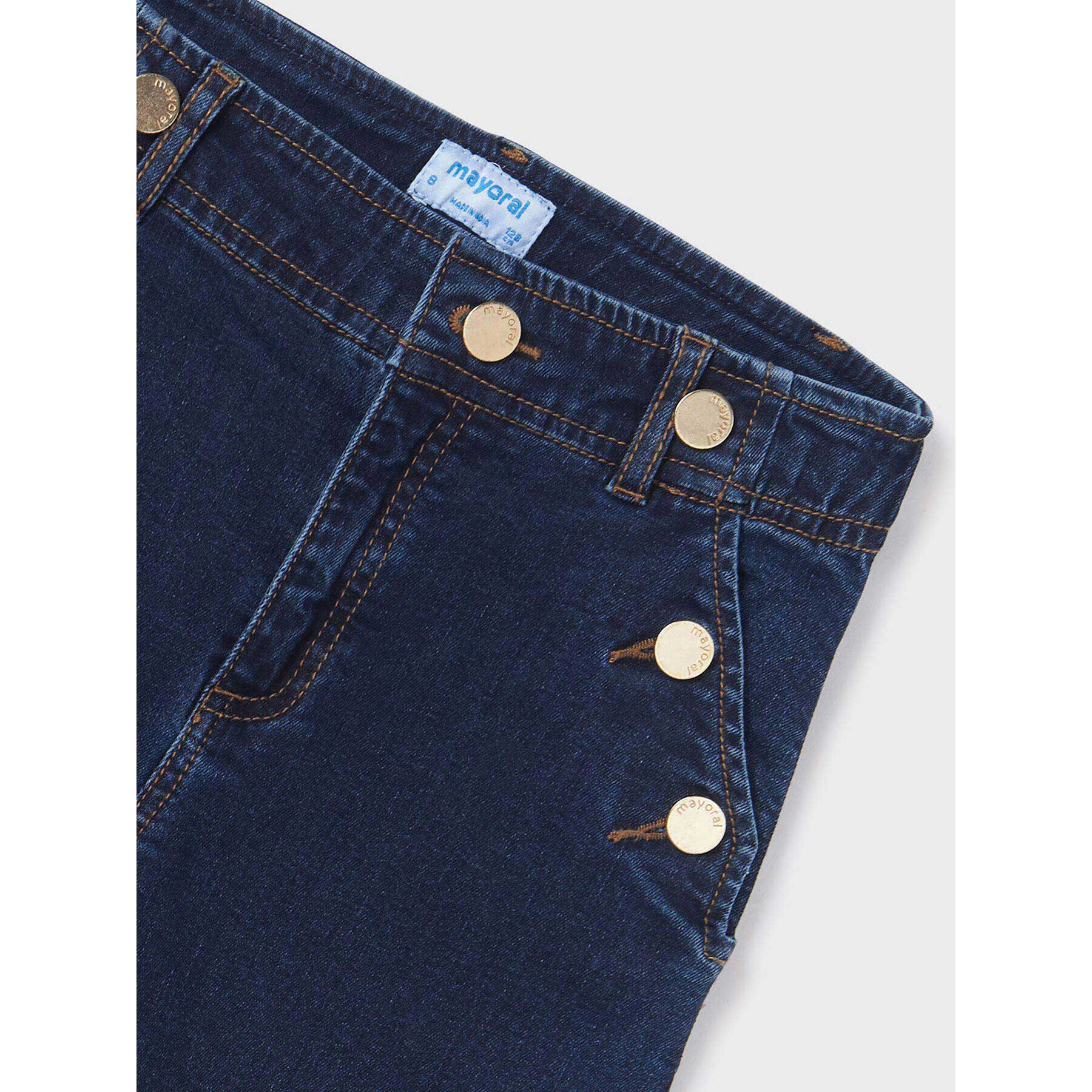 Mayoral Jeans hlače 7.501 Mornarsko modra Regular Fit - Pepit.si