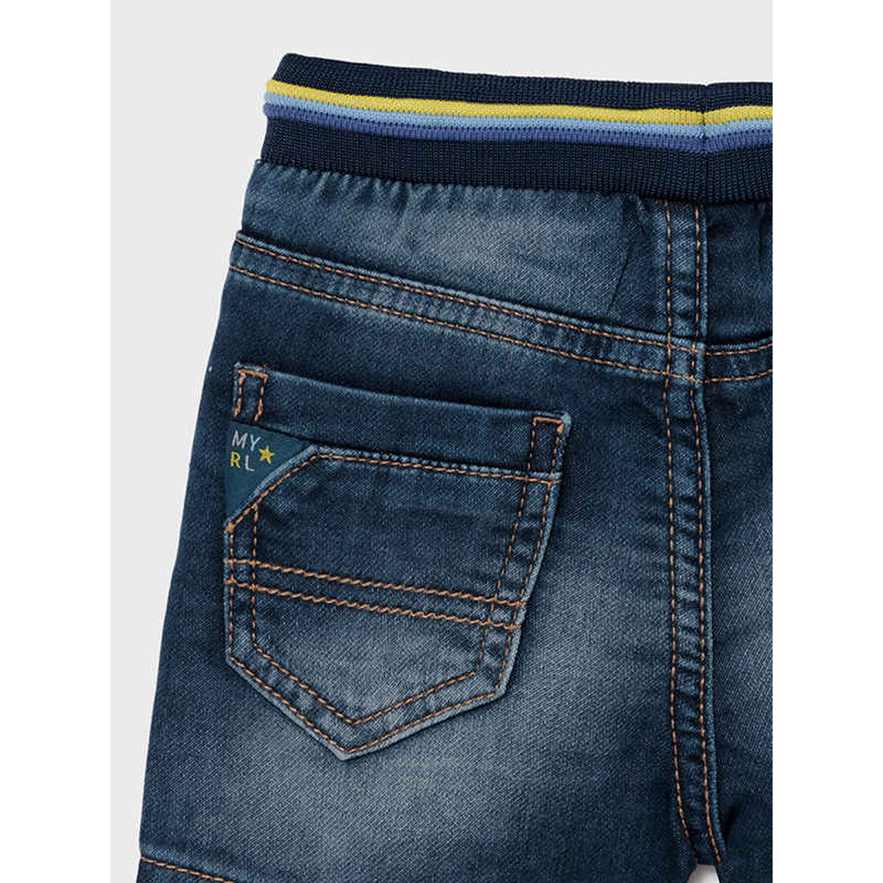 Mayoral Jeans kratke hlače 1246 Modra Regular Fit - Pepit.si