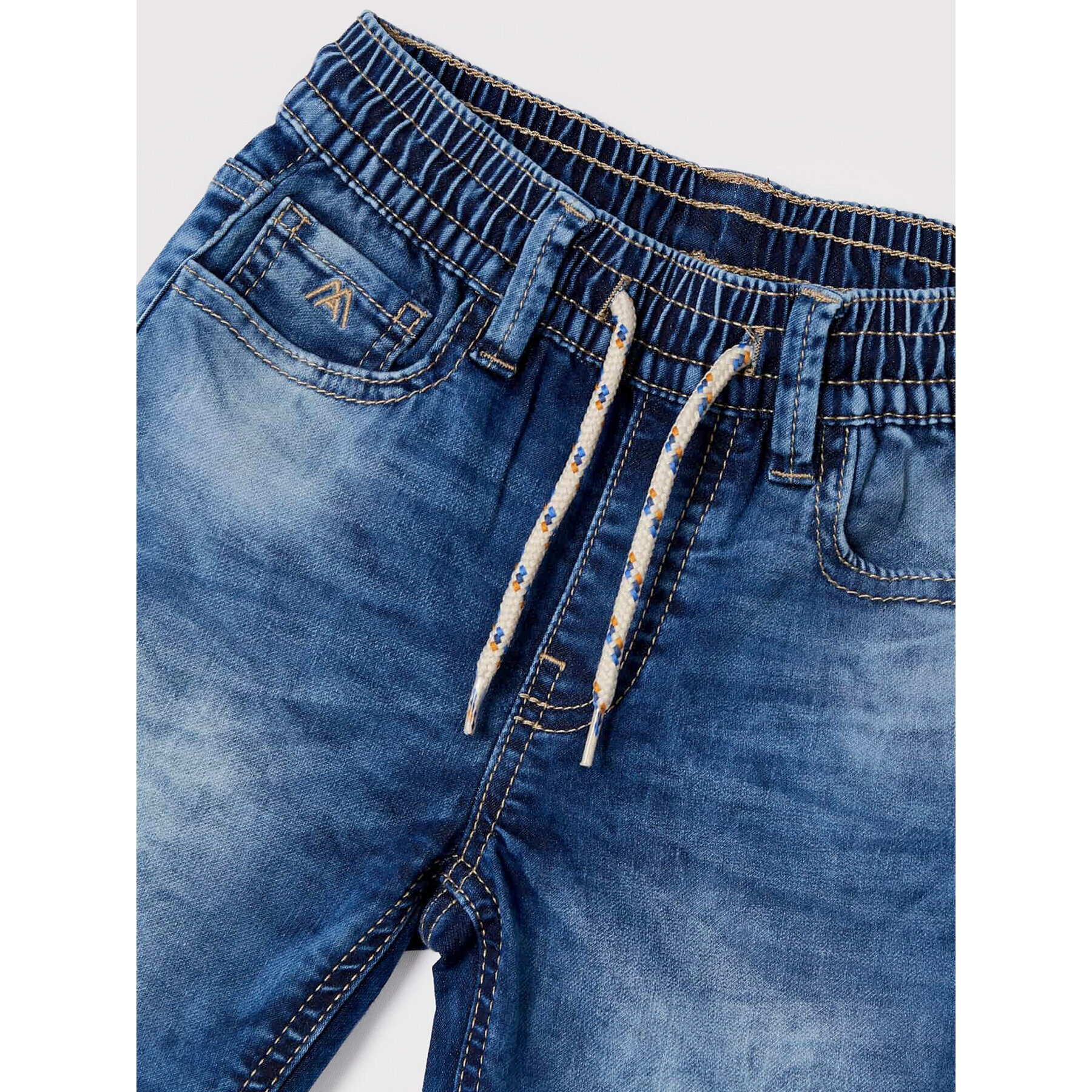 Mayoral Jeans kratke hlače 3253 Mornarsko modra Regular Fit - Pepit.si