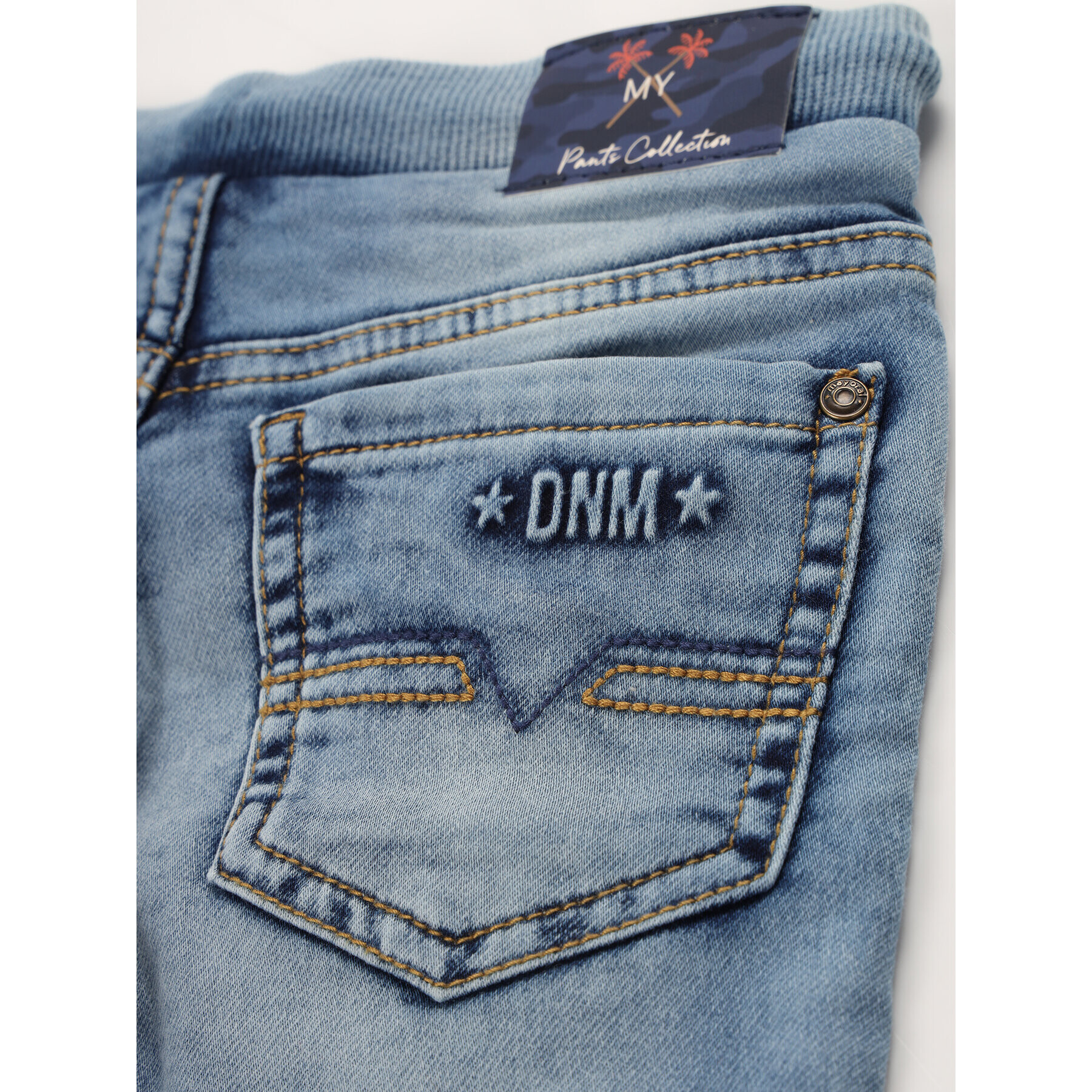 Mayoral Jeans kratke hlače 3268 Modra Regular Fit - Pepit.si