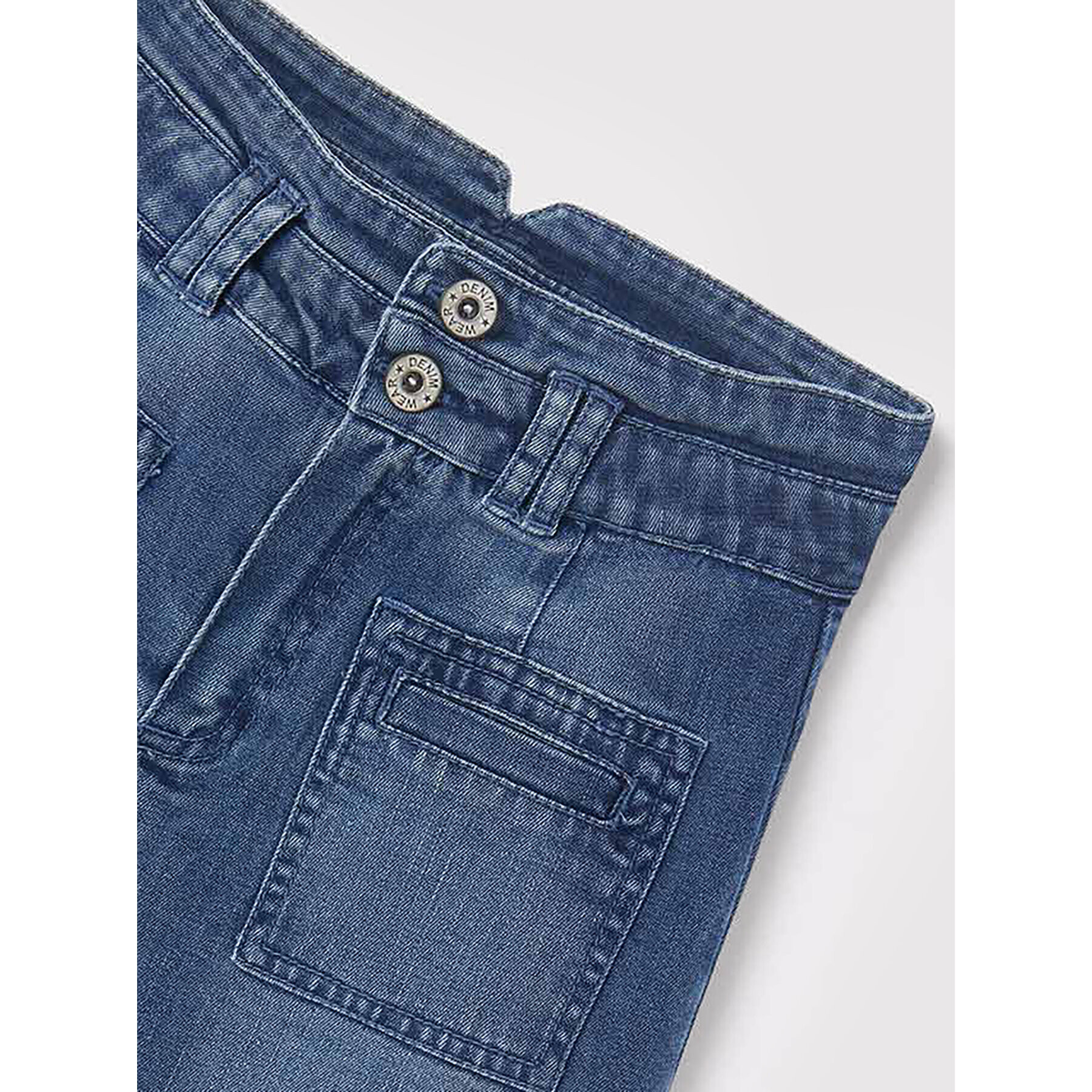 Mayoral Jeans kratke hlače 6222 Mornarsko modra Regular Fit - Pepit.si