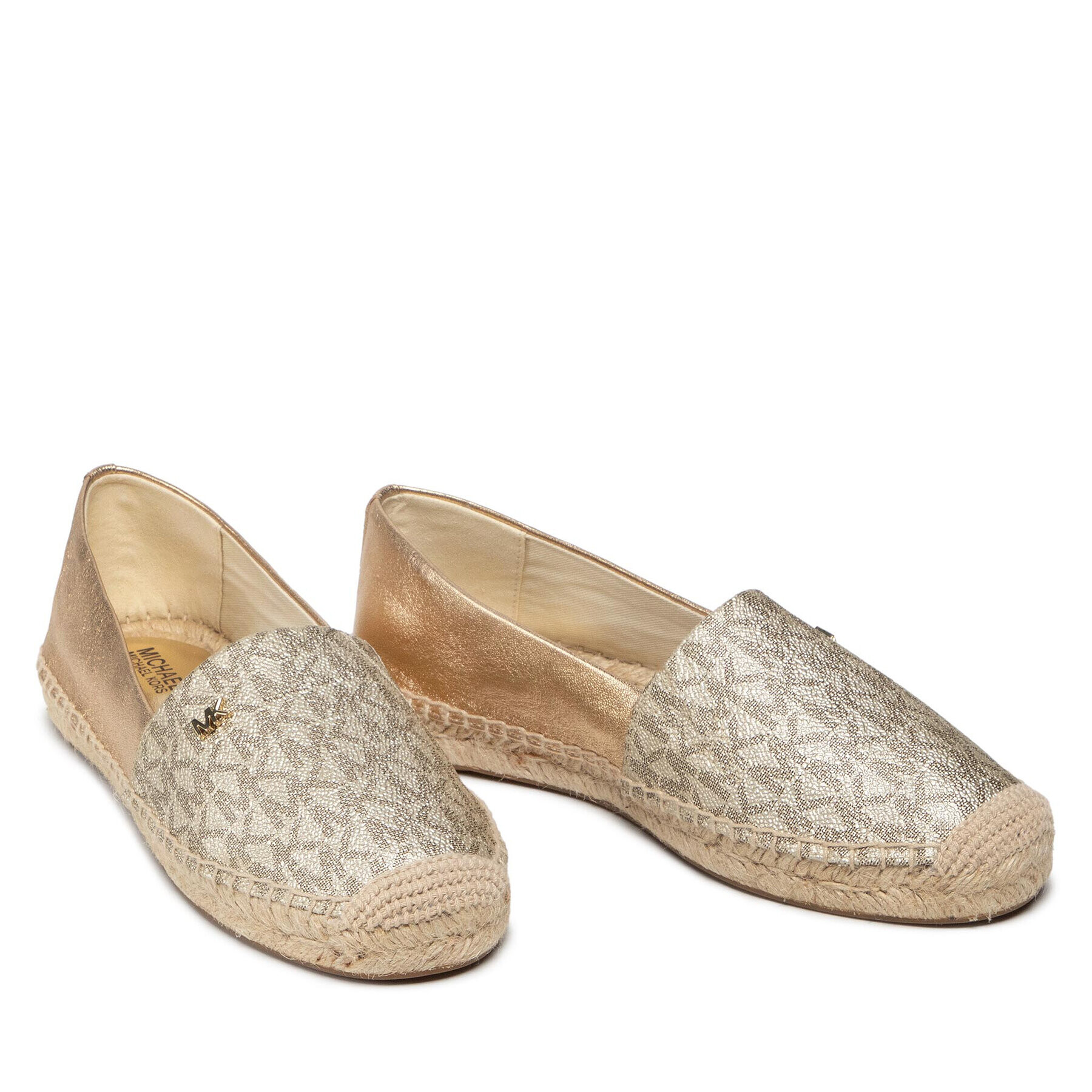 MICHAEL Michael Kors Espadrile Kendrick Slip On 40R2KNFP4B Zlata - Pepit.si