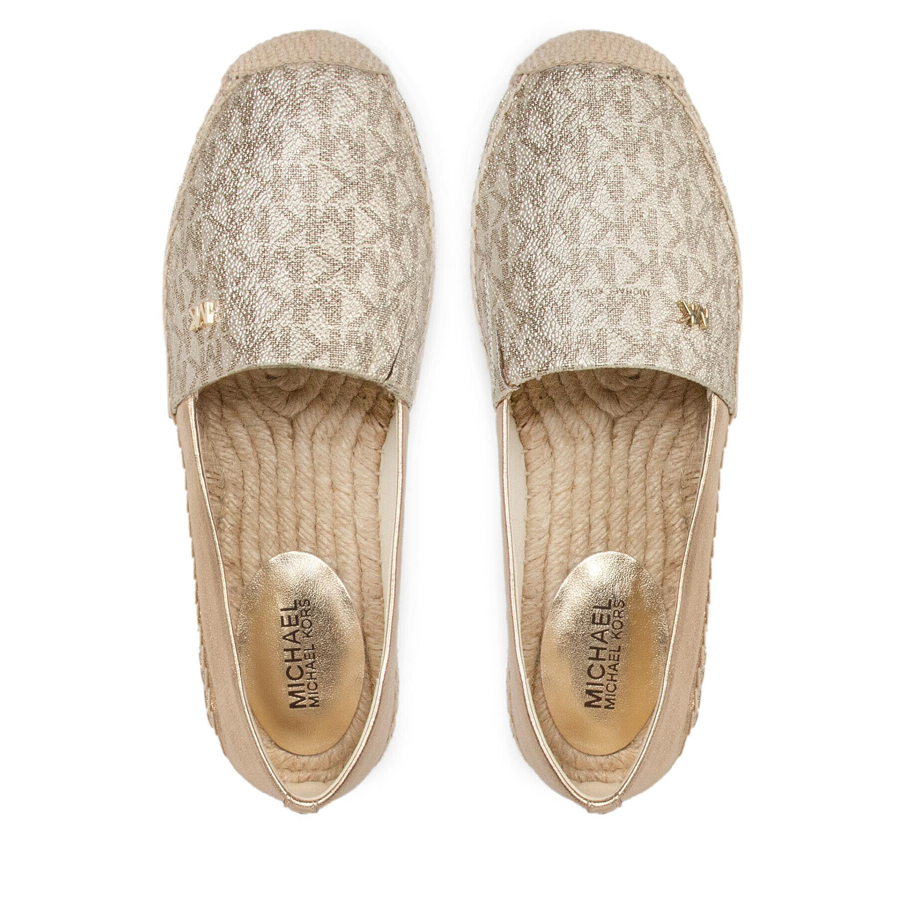 MICHAEL Michael Kors Espadrile Kendrick Slip On 40R2KNFP4B Zlata - Pepit.si