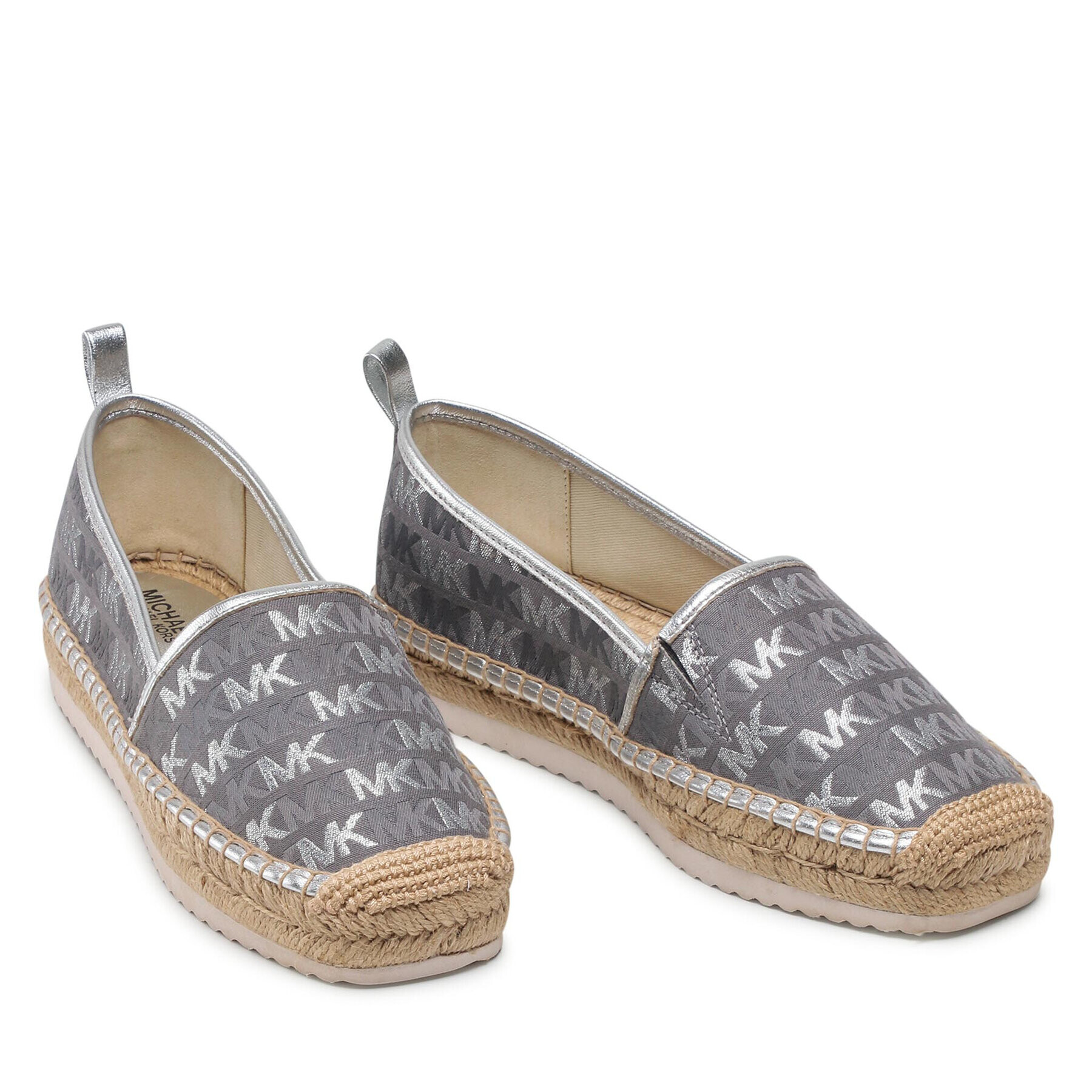 MICHAEL Michael Kors Espadrile Lenny Espadrille 40R2LNFP1Y Siva - Pepit.si