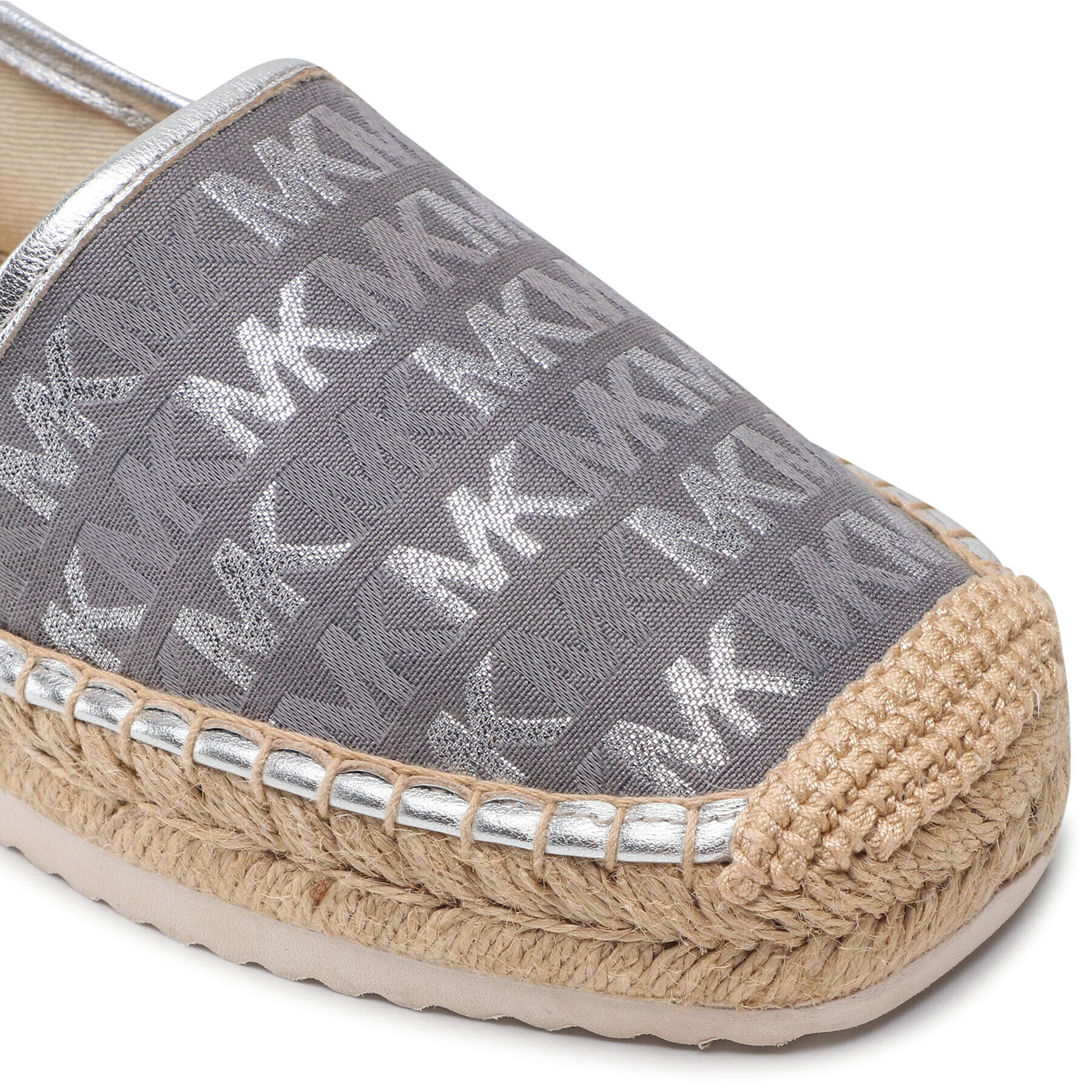 MICHAEL Michael Kors Espadrile Lenny Espadrille 40R2LNFP1Y Siva - Pepit.si