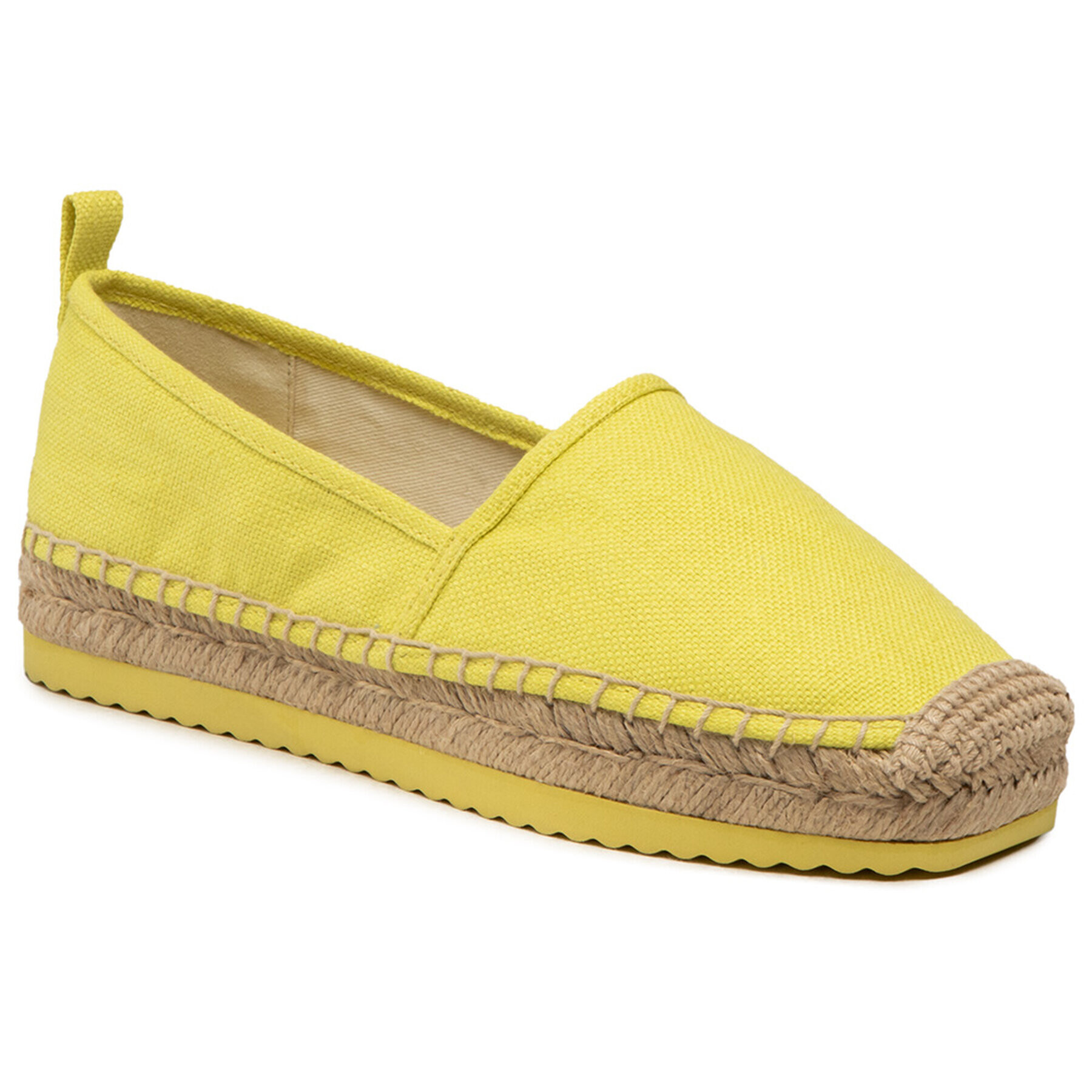 MICHAEL Michael Kors Espadrile Lenny Espadrille 40S1LNFP1D Rumena - Pepit.si