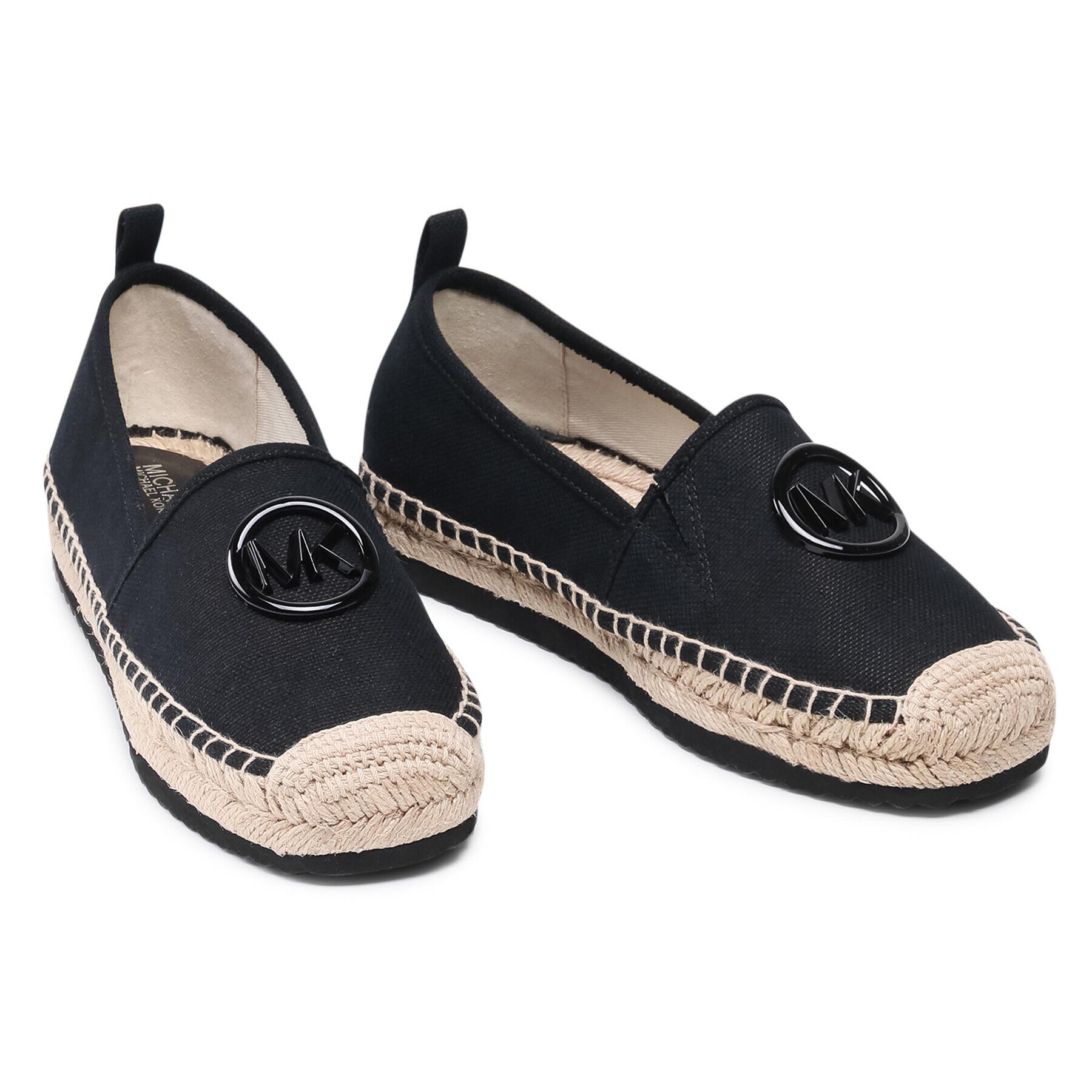 MICHAEL Michael Kors Espadrile Lenny Espadrille 40S1LNFP2D Črna - Pepit.si