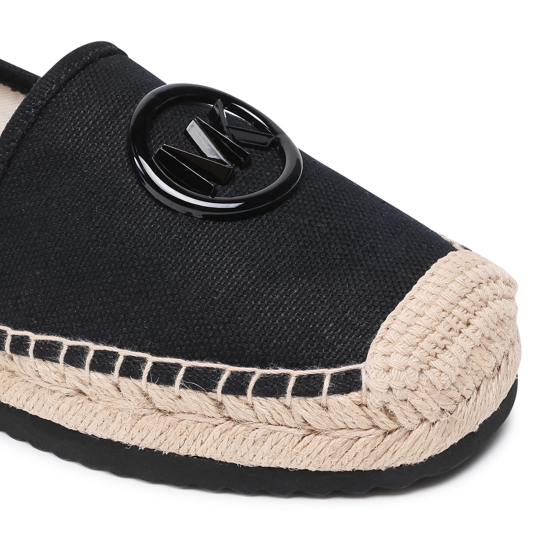 MICHAEL Michael Kors Espadrile Lenny Espadrille 40S1LNFP2D Črna - Pepit.si