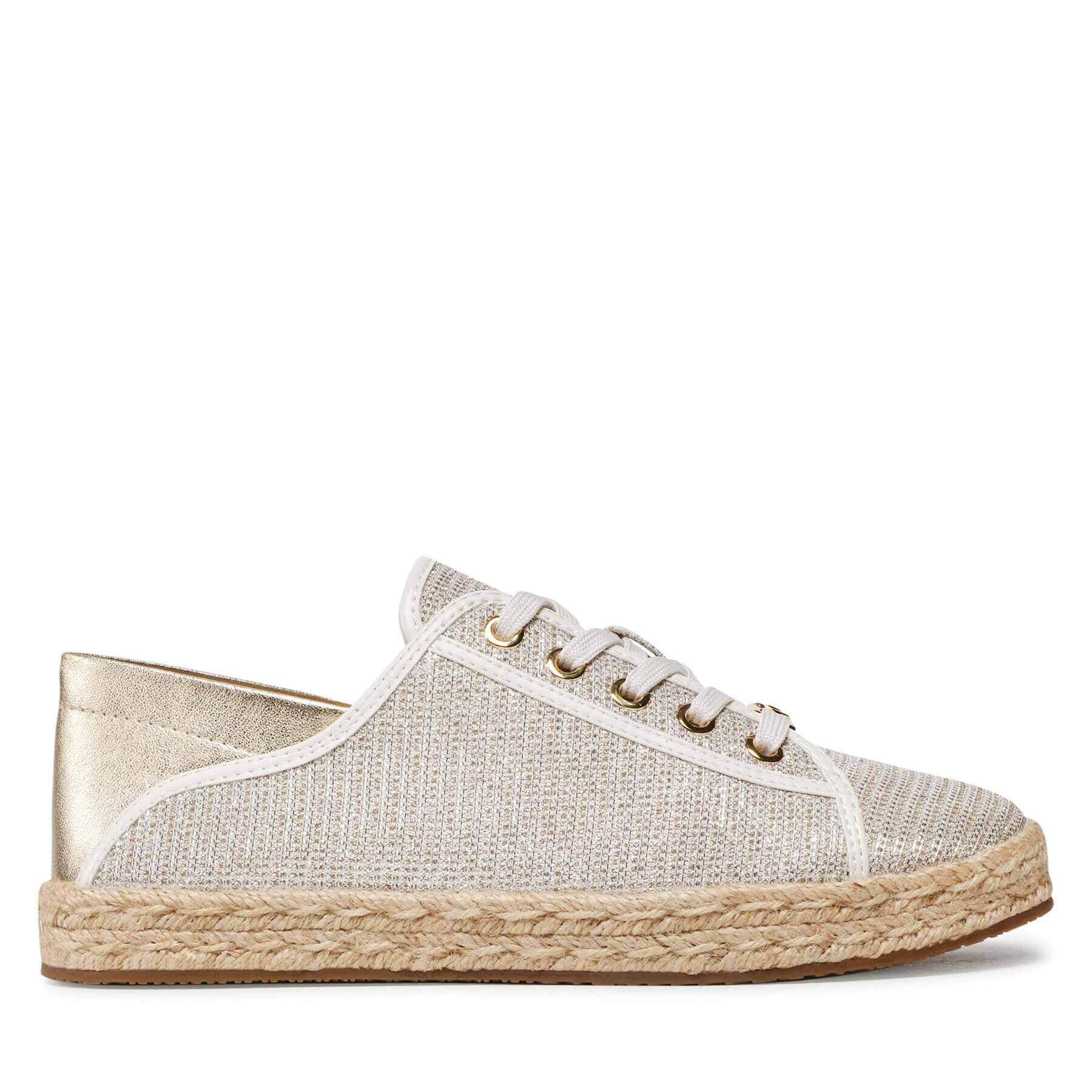 MICHAEL Michael Kors Espadrile Libby Slide 43S2LBFS1D Zlata - Pepit.si