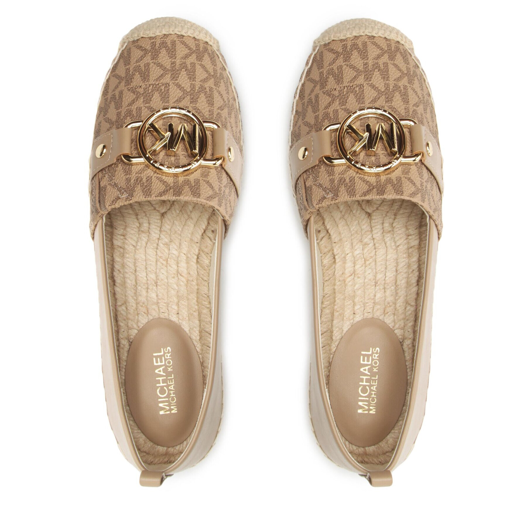 MICHAEL Michael Kors Espadrile Rory Espadrille 40R3ROFP2L Rjava - Pepit.si