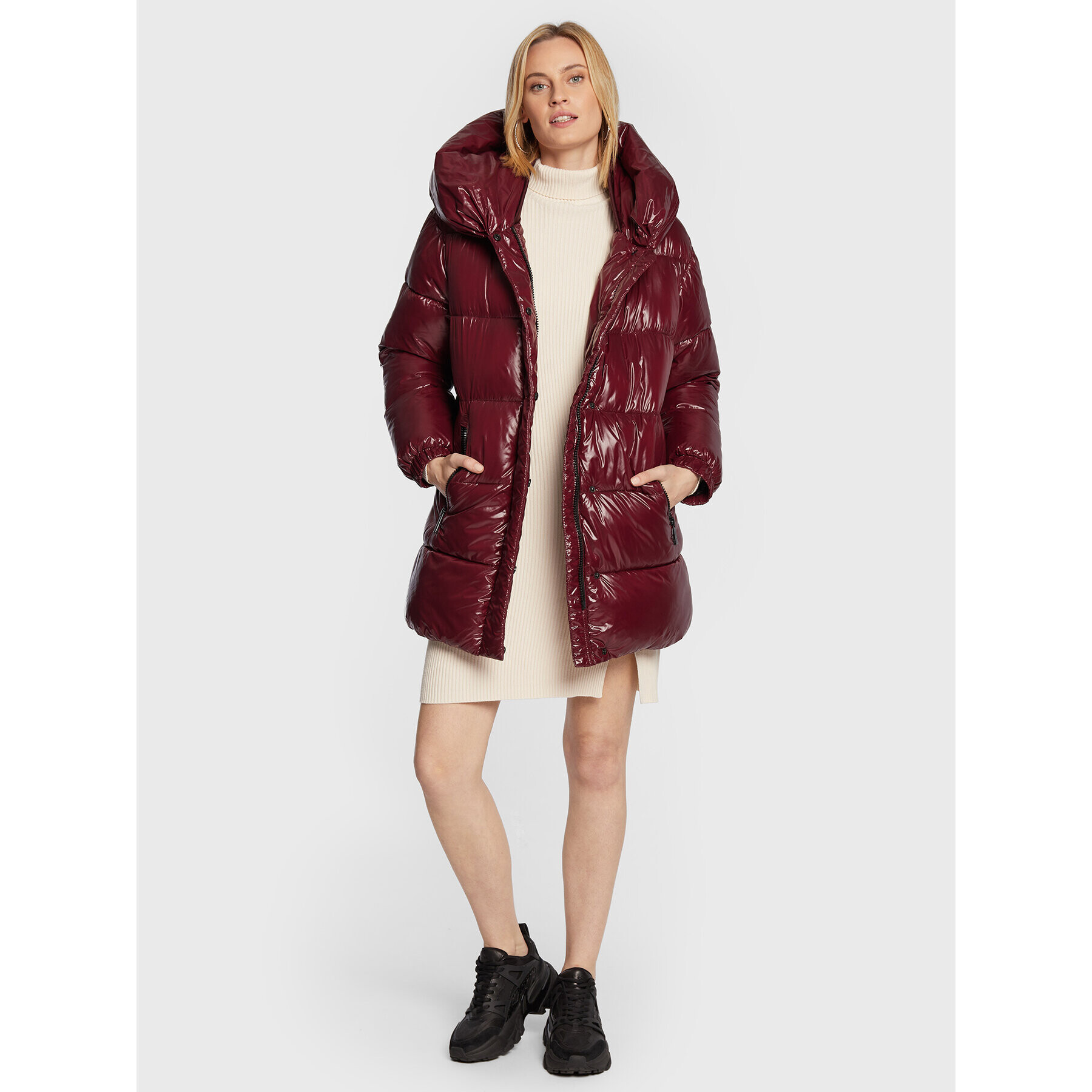 MICHAEL Michael Kors Puhovka 77Q5805M42 Bordo rdeča Regular Fit - Pepit.si