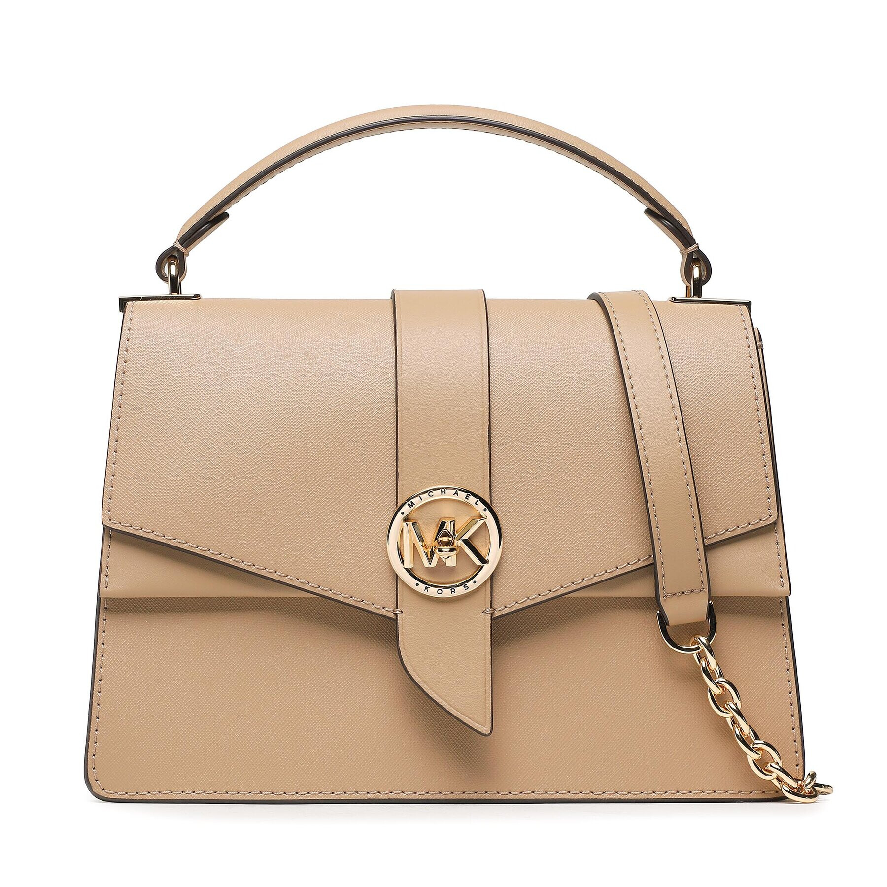 MICHAEL Michael Kors Ročna torba Greenwich 30H1GGRS2L Rjava - Pepit.si