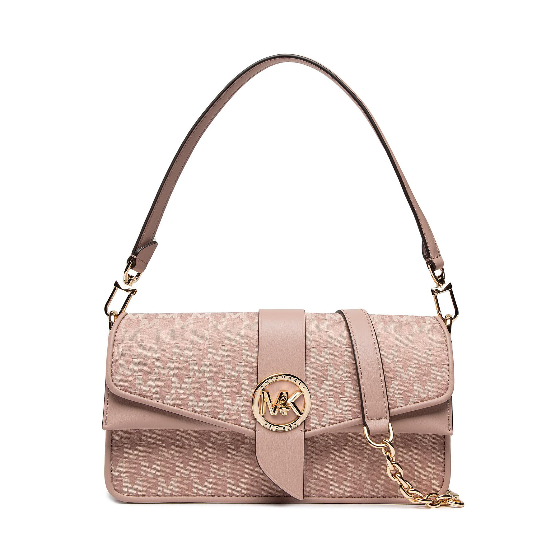 MICHAEL Michael Kors Ročna torba Greenwich 30S2GGRL2J Roza - Pepit.si