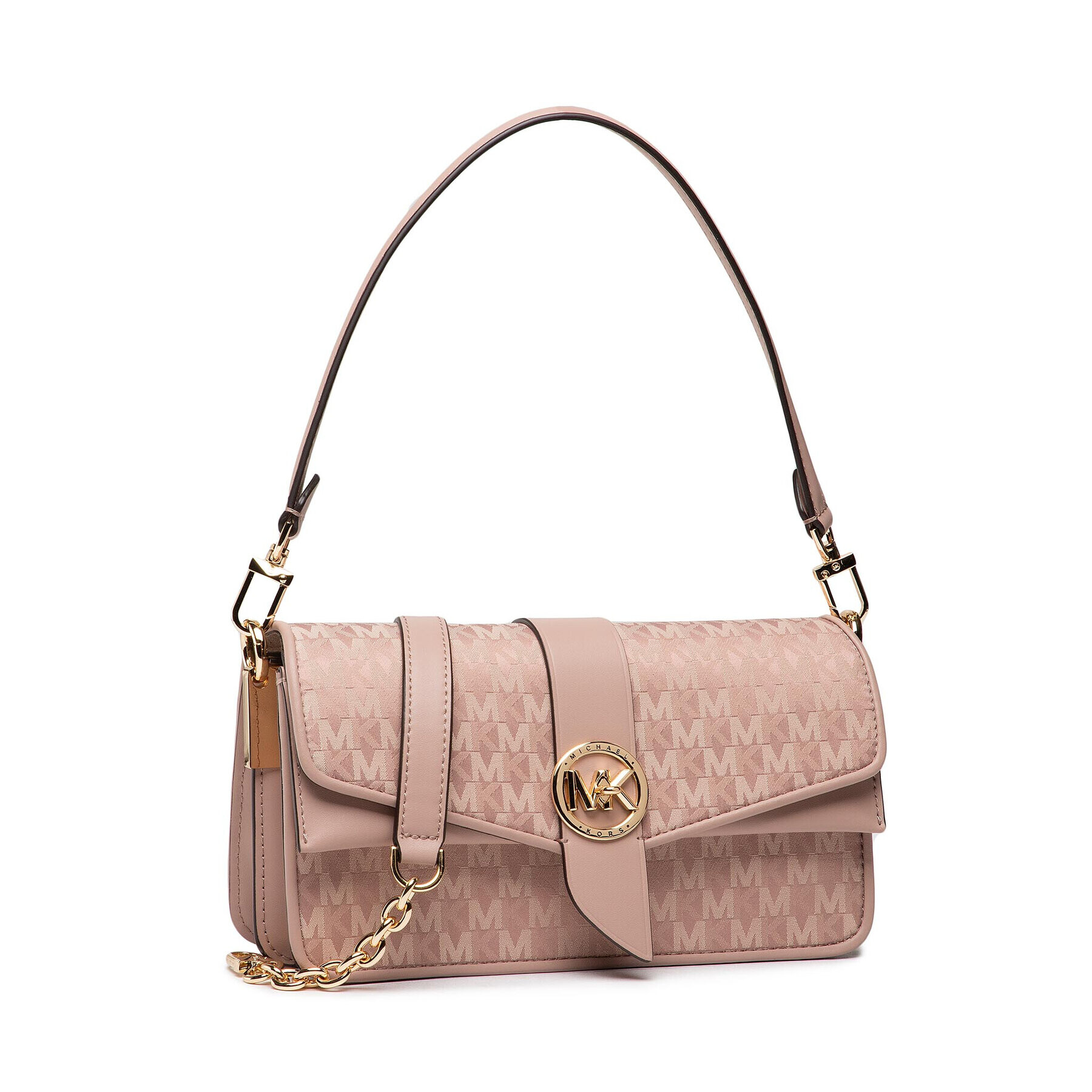 MICHAEL Michael Kors Ročna torba Greenwich 30S2GGRL2J Roza - Pepit.si