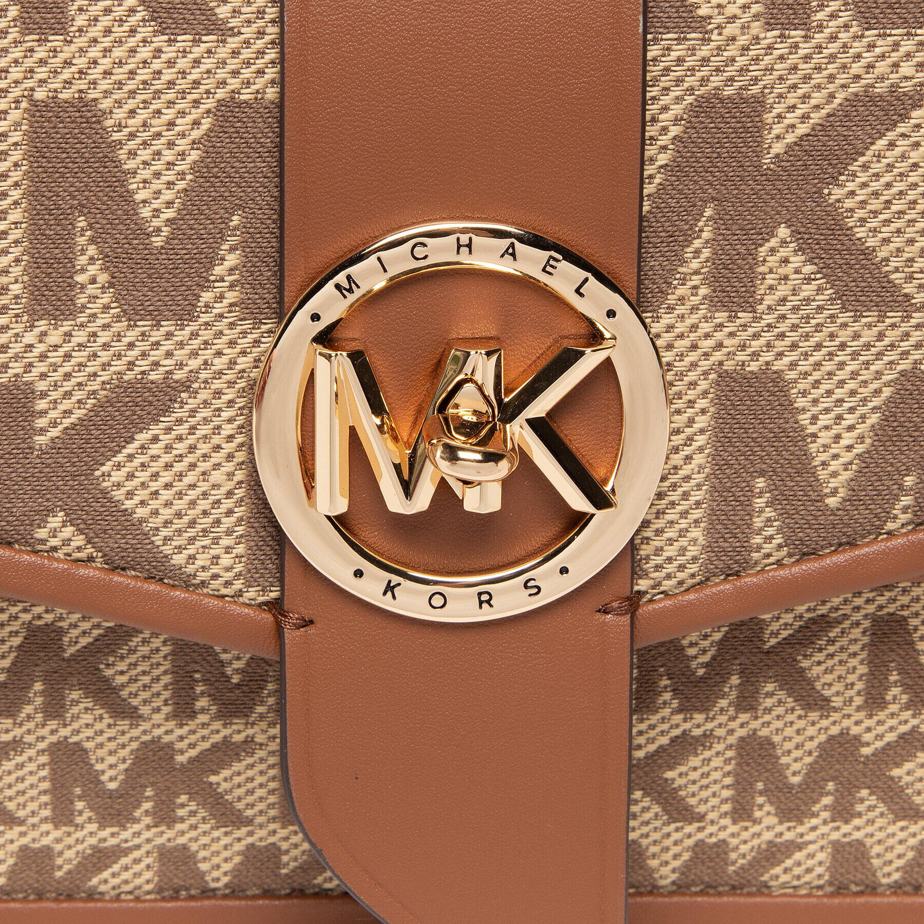 MICHAEL Michael Kors Ročna torba Greenwich 30T2GGRL2I Rjava - Pepit.si