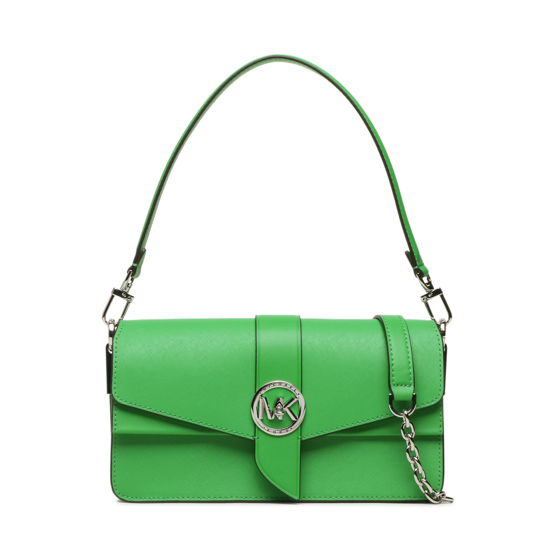 MICHAEL Michael Kors Ročna torba Greenwich 30T2SGRL1L Zelena - Pepit.si