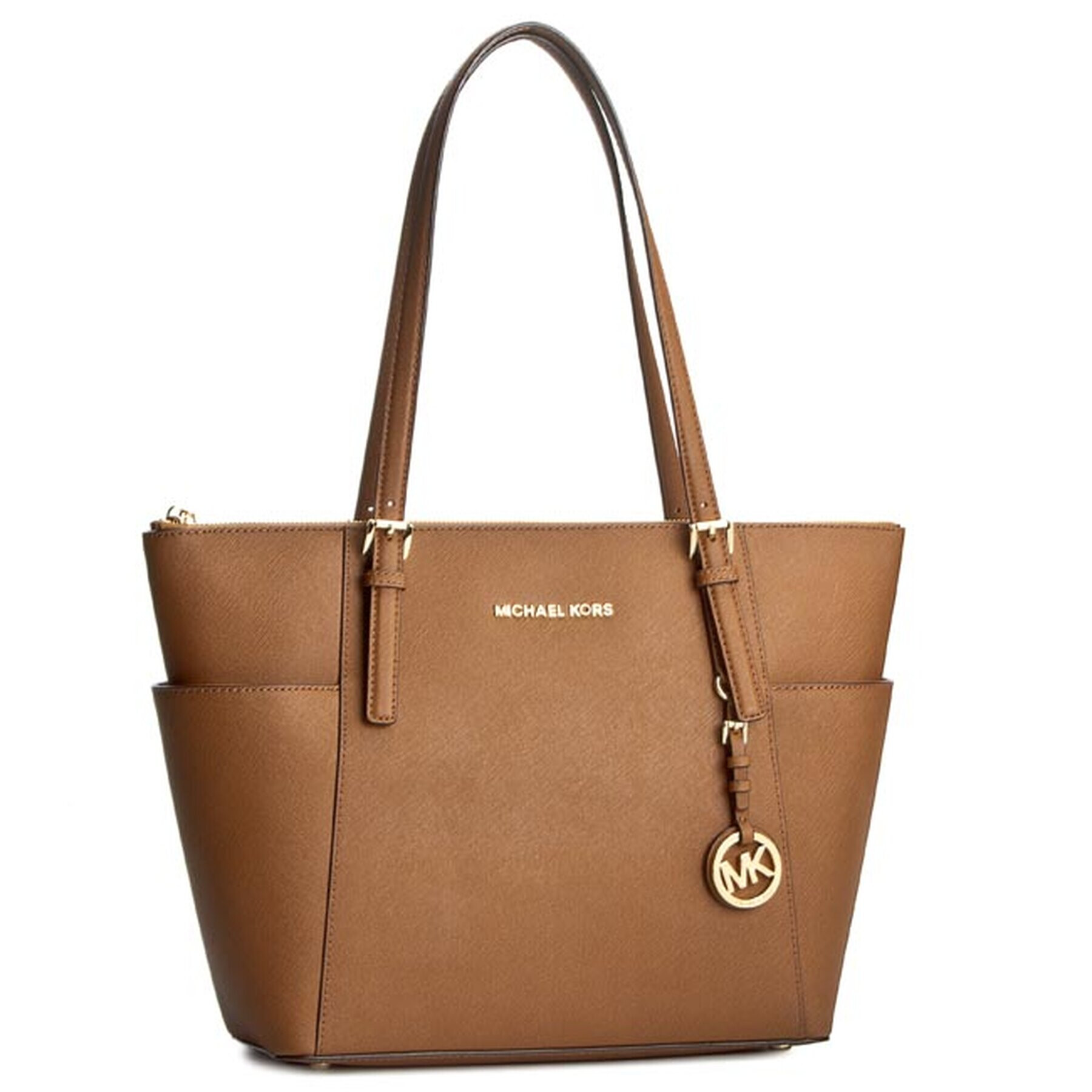 MICHAEL Michael Kors Ročna torba Jet Set Item 30F2GTTT8L Rjava - Pepit.si