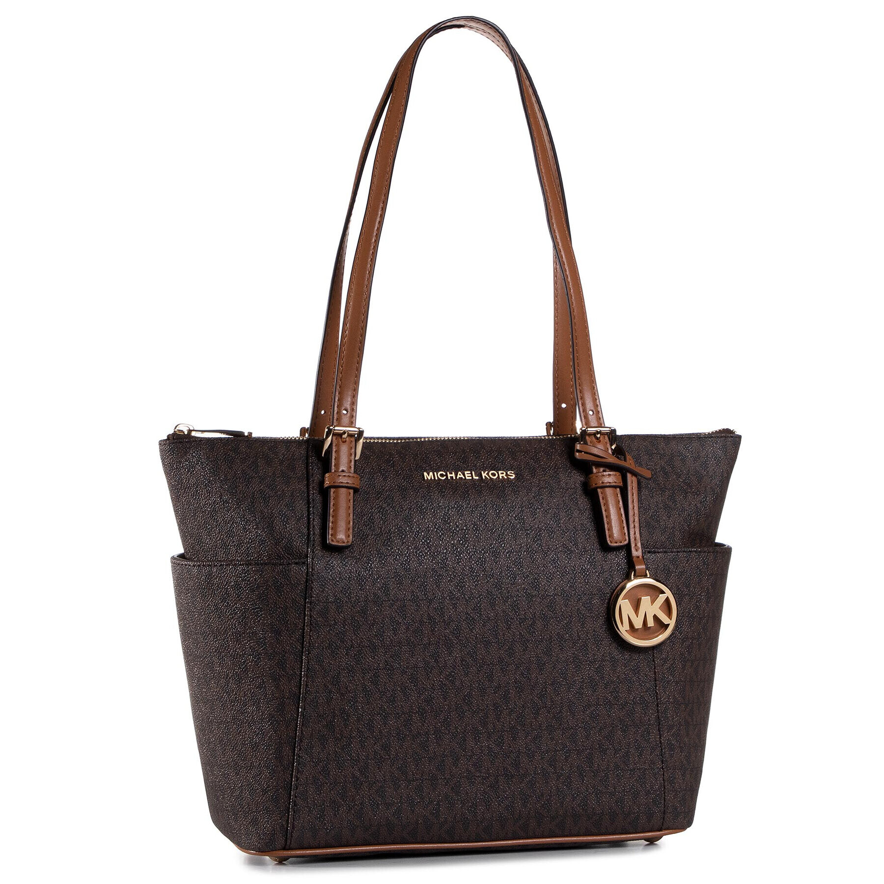 MICHAEL Michael Kors Ročna torba Jet Set Item 30S0GTTT1B Rjava - Pepit.si