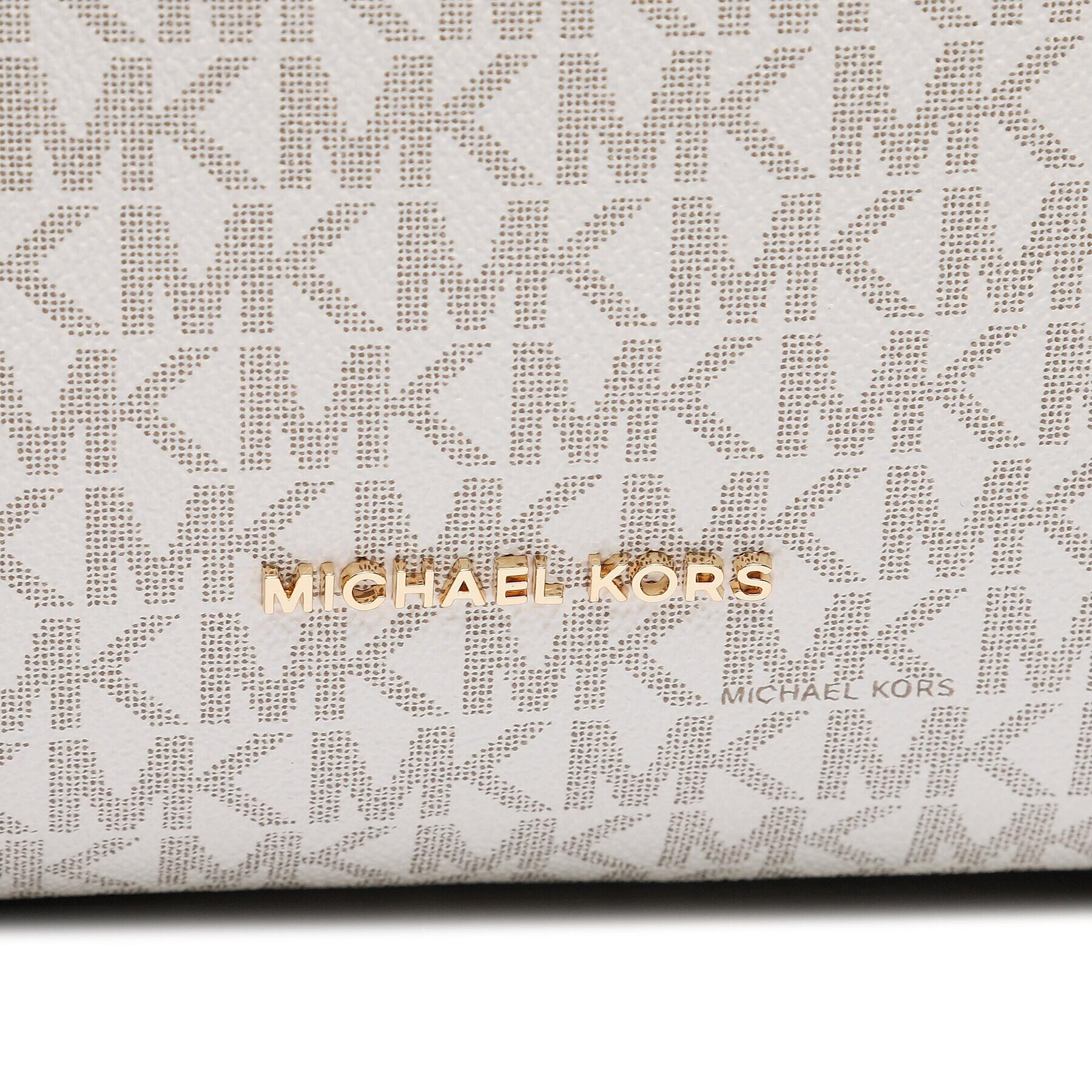 MICHAEL Michael Kors Ročna torba Kensington 30F3G8KT7B Écru - Pepit.si