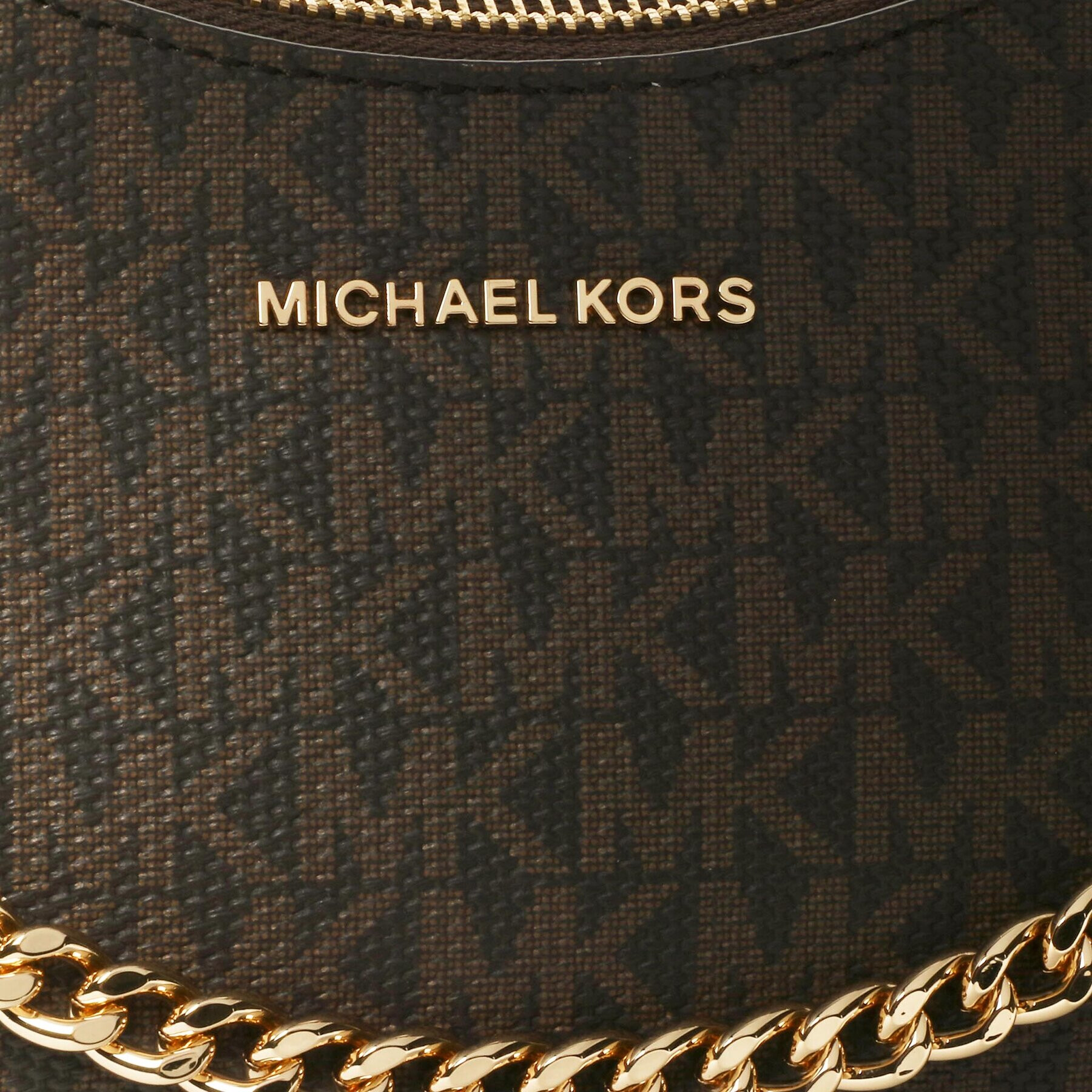 MICHAEL Michael Kors Ročna torba Wilma 32R3G3WN6B Rjava - Pepit.si