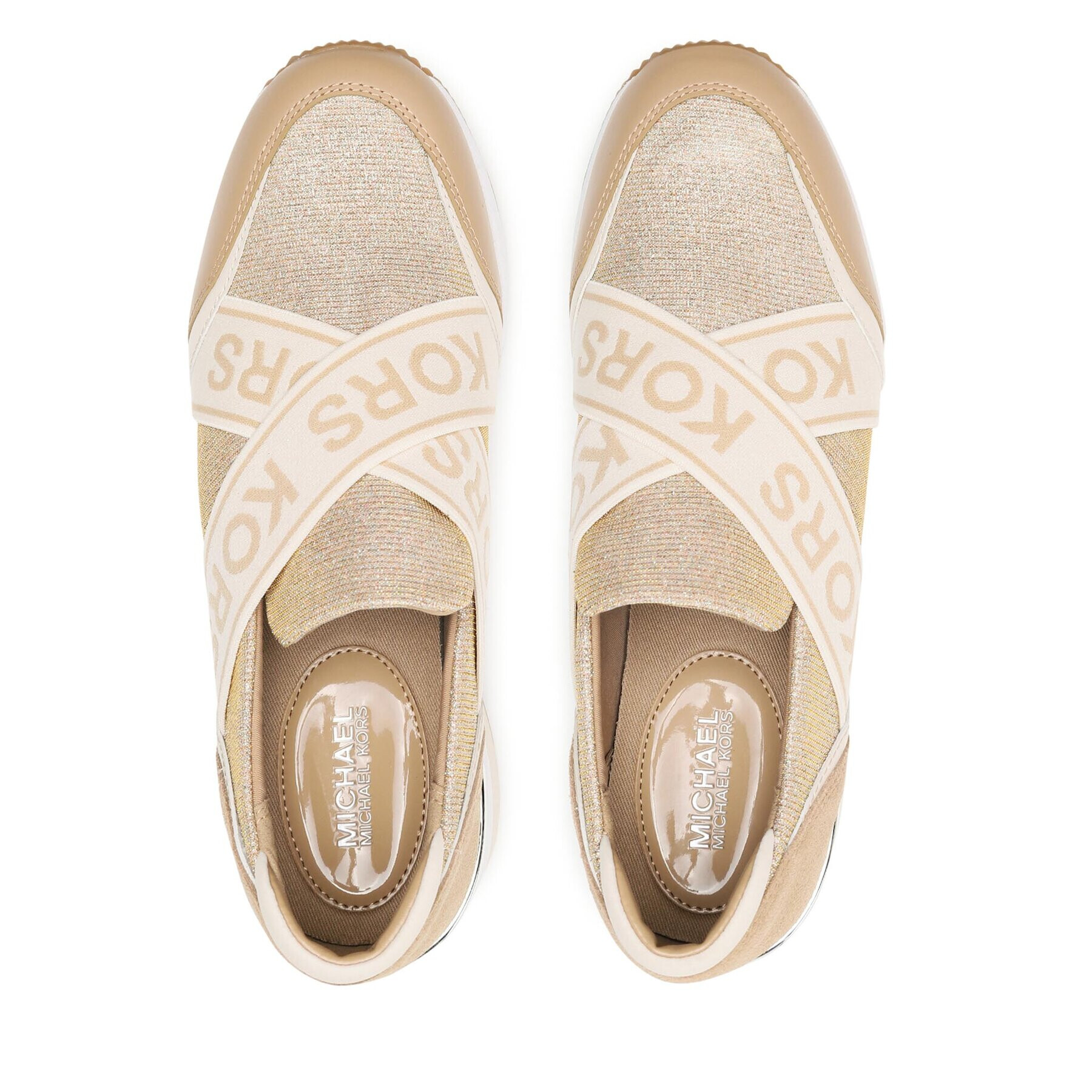 MICHAEL Michael Kors Superge Geena Slip On Trainer 43F3GNFP2D Rjava - Pepit.si