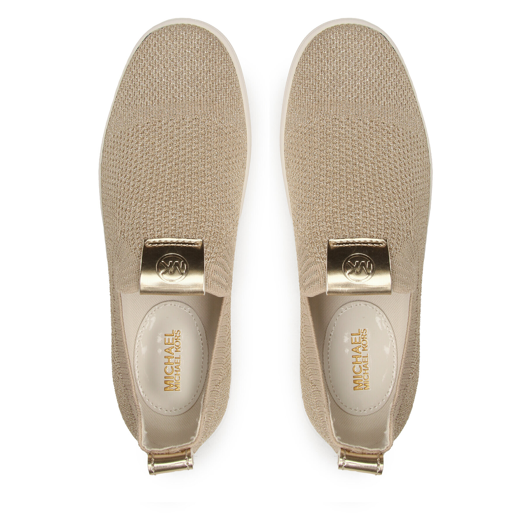 MICHAEL Michael Kors Superge Juno Knit Slip On 43R3JUFSAM Zlata - Pepit.si