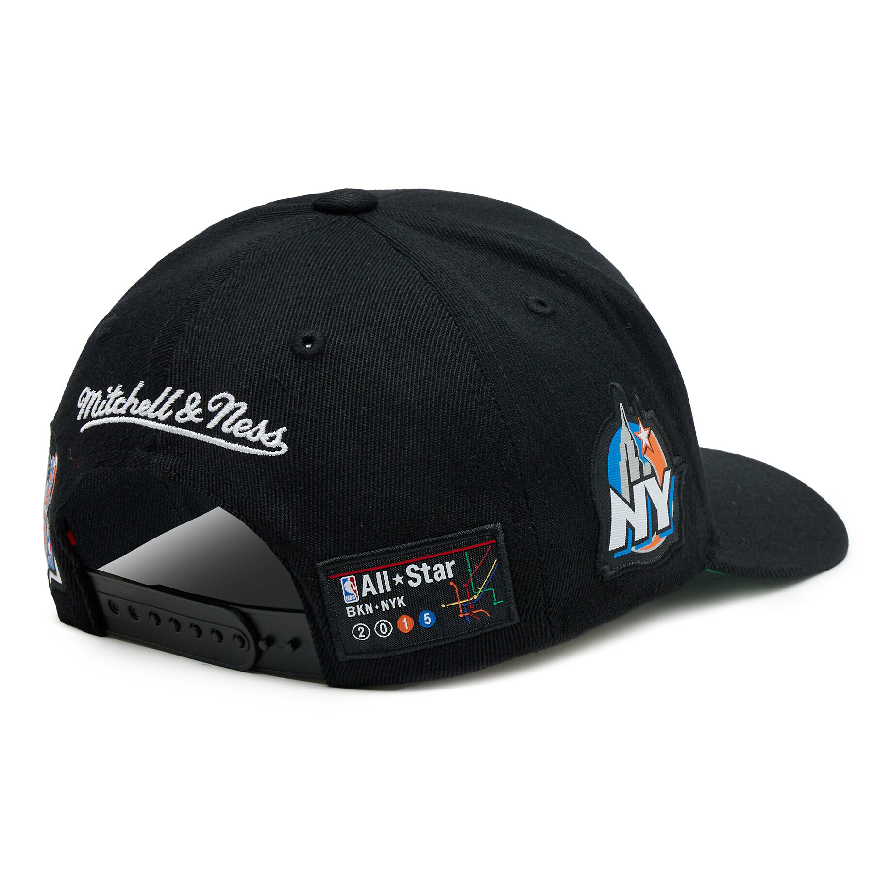 Mitchell & Ness Kapa s šiltom Brooklyn Nets 6HSSHATS-040 Črna - Pepit.si