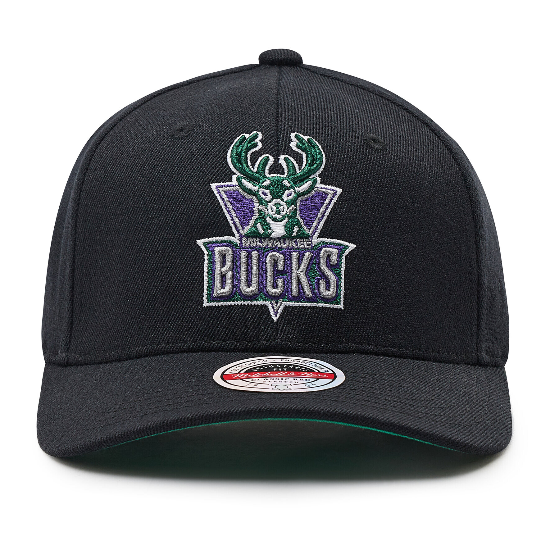 Mitchell & Ness Kapa s šiltom Milwaukee Bucks HHSSINTL102 Črna - Pepit.si