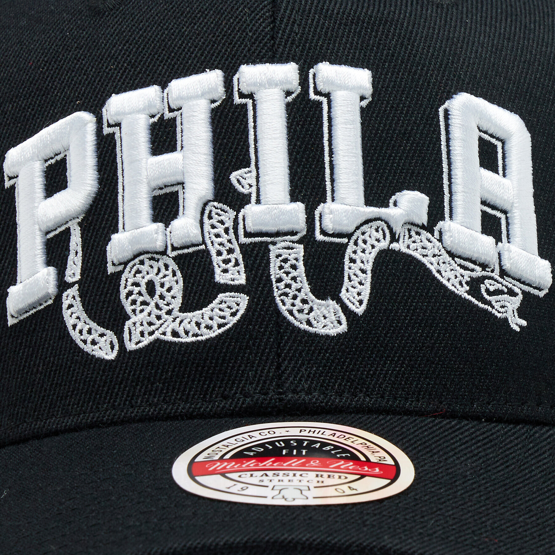 Mitchell & Ness Kapa s šiltom Philadelphia 6HSSFH21HW009 Črna - Pepit.si