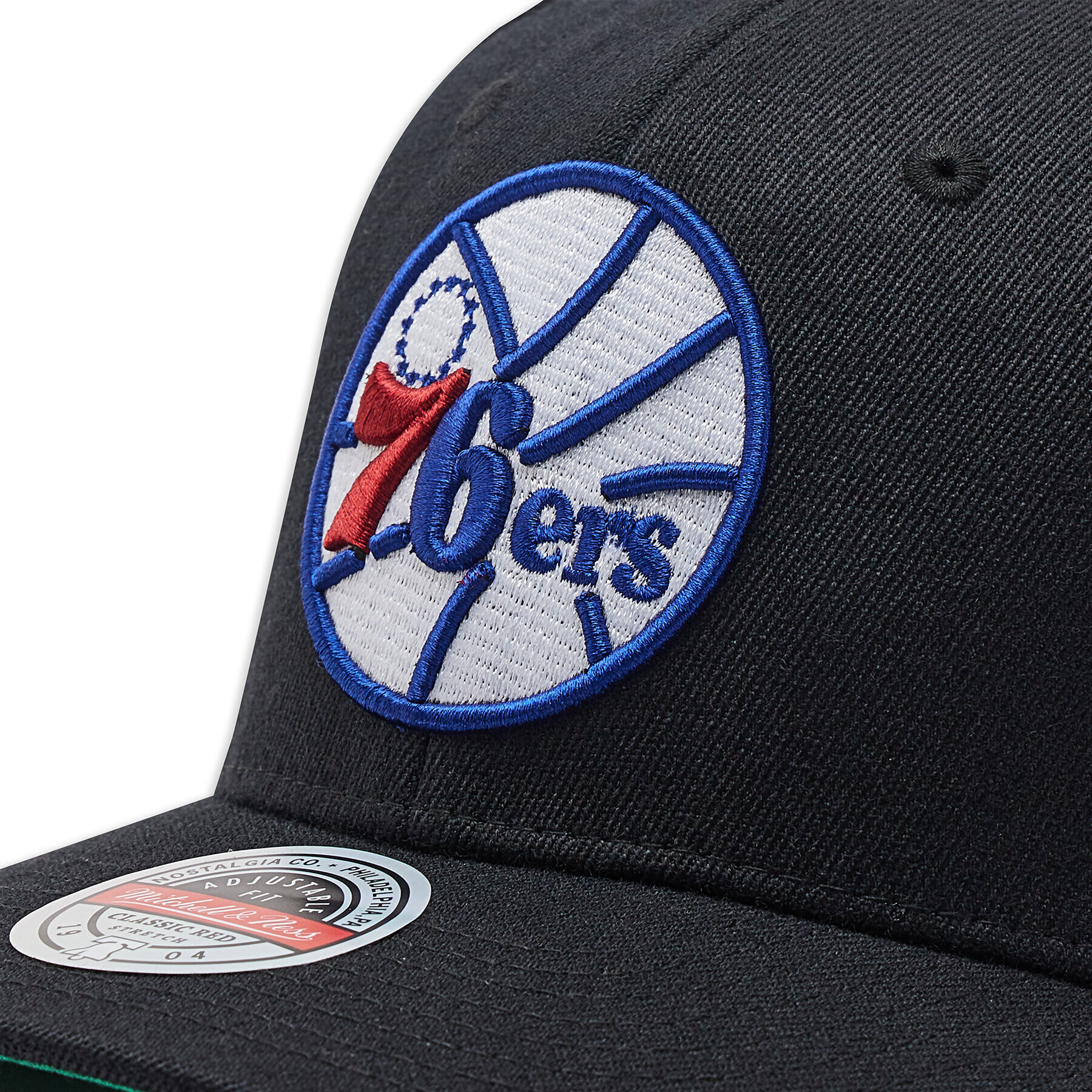 Mitchell & Ness Kapa s šiltom Philadelphia 76ers HHSSINTL102 Črna - Pepit.si