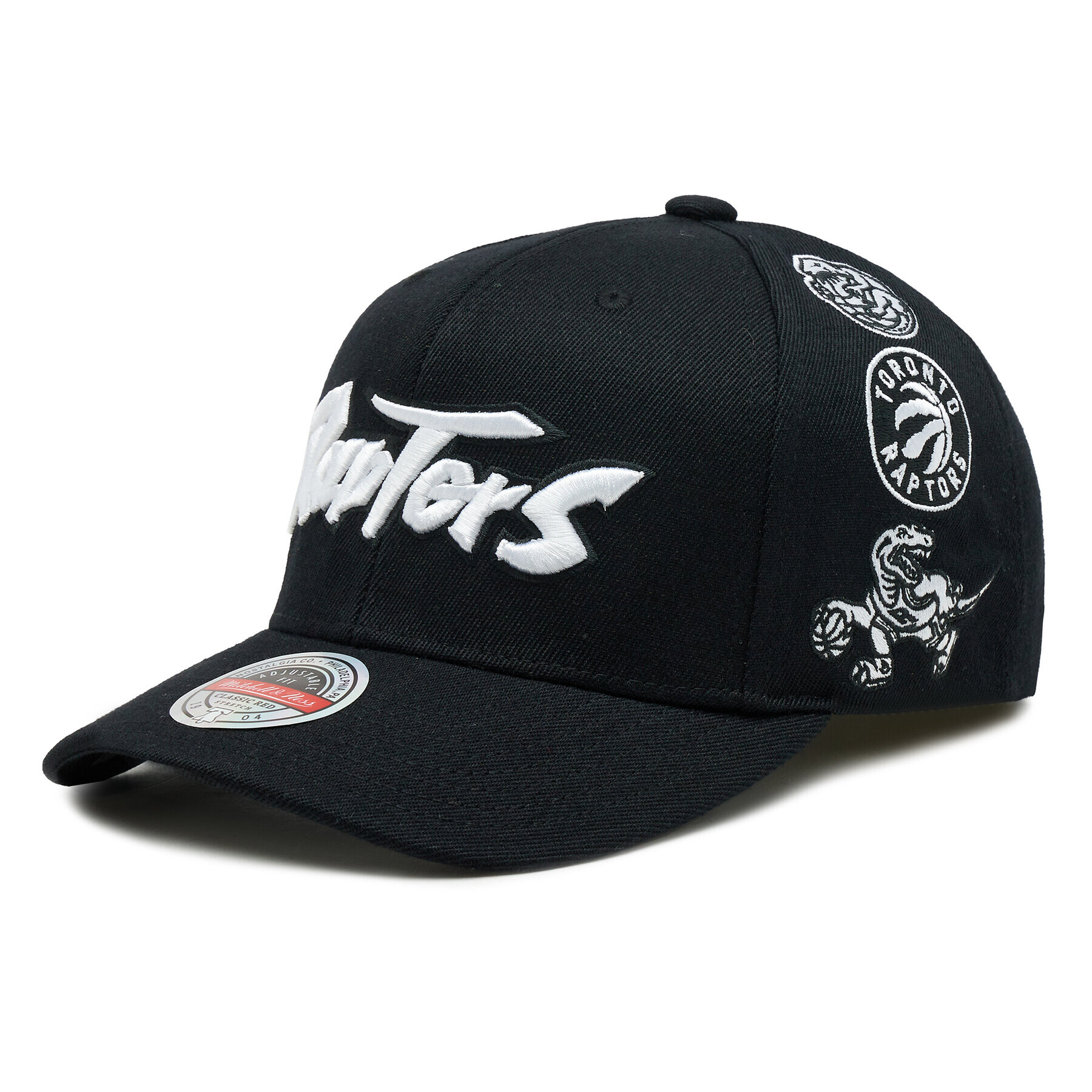 Mitchell & Ness Kapa s šiltom Toronto Raptors 6HSSFH21HW009 Črna - Pepit.si