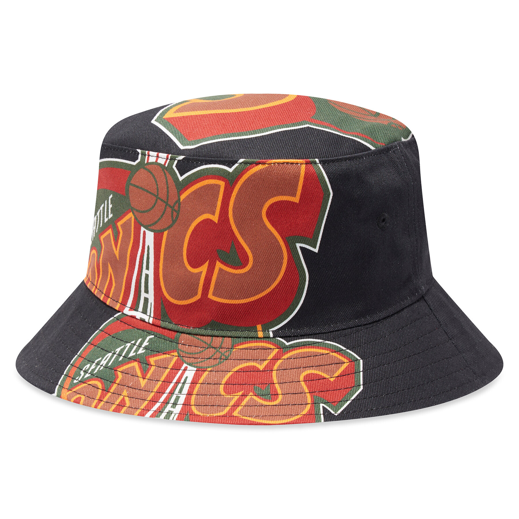 Mitchell & Ness Klobuk Nba Cut Up Bucket Supersonics BUCKSH21322 Črna - Pepit.si