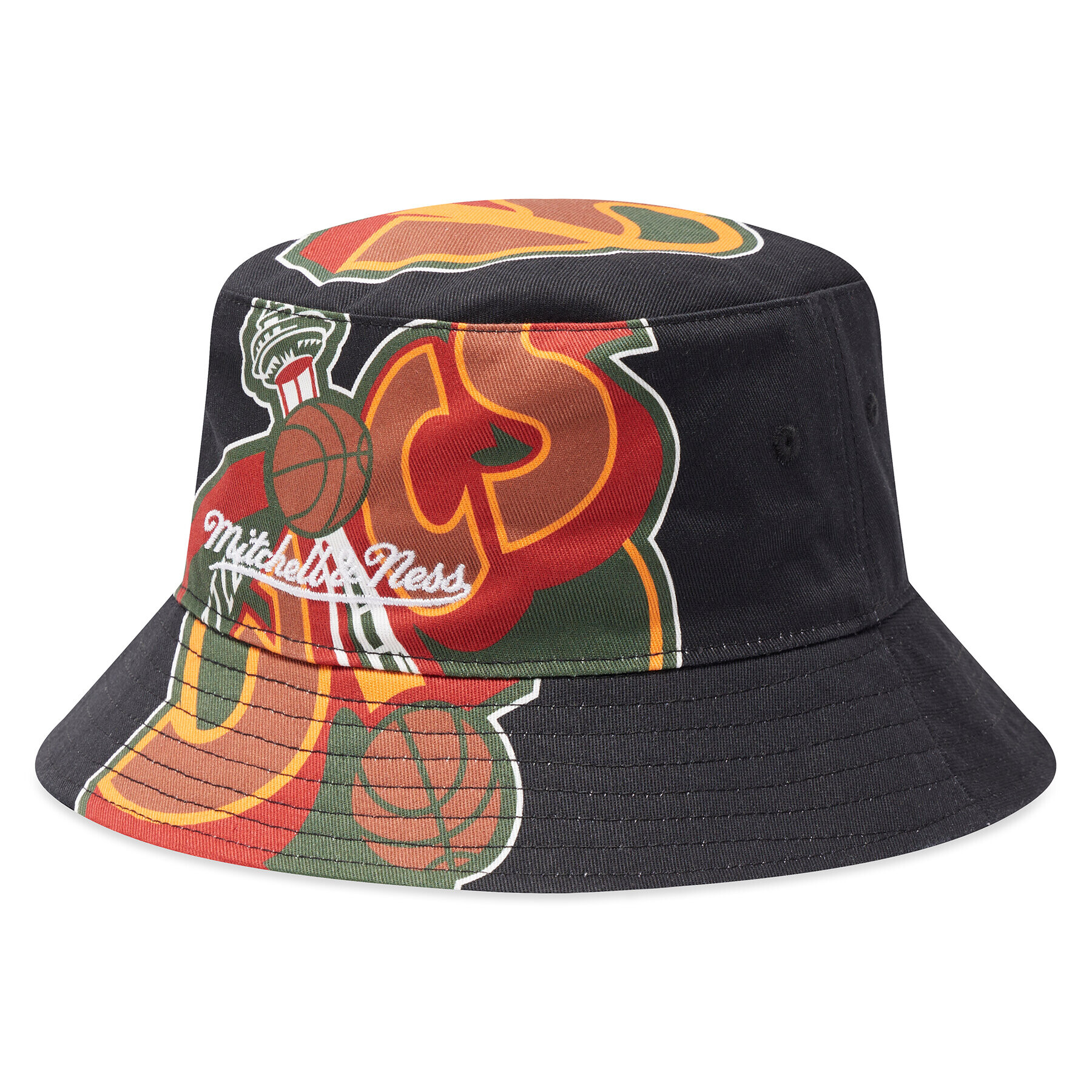 Mitchell & Ness Klobuk Nba Cut Up Bucket Supersonics BUCKSH21322 Črna - Pepit.si