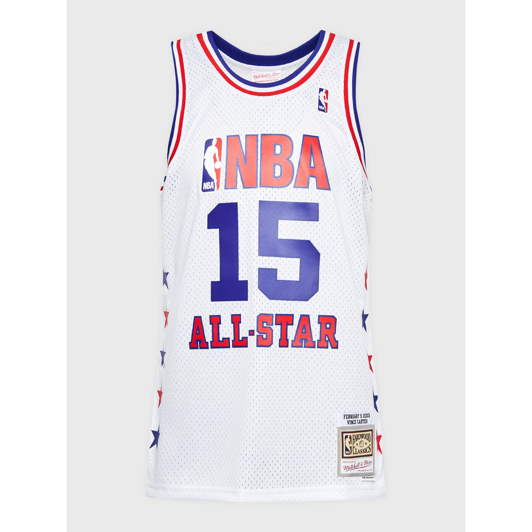 Mitchell & Ness Majica brez rokavov SMJY5291 Bela Regular Fit - Pepit.si