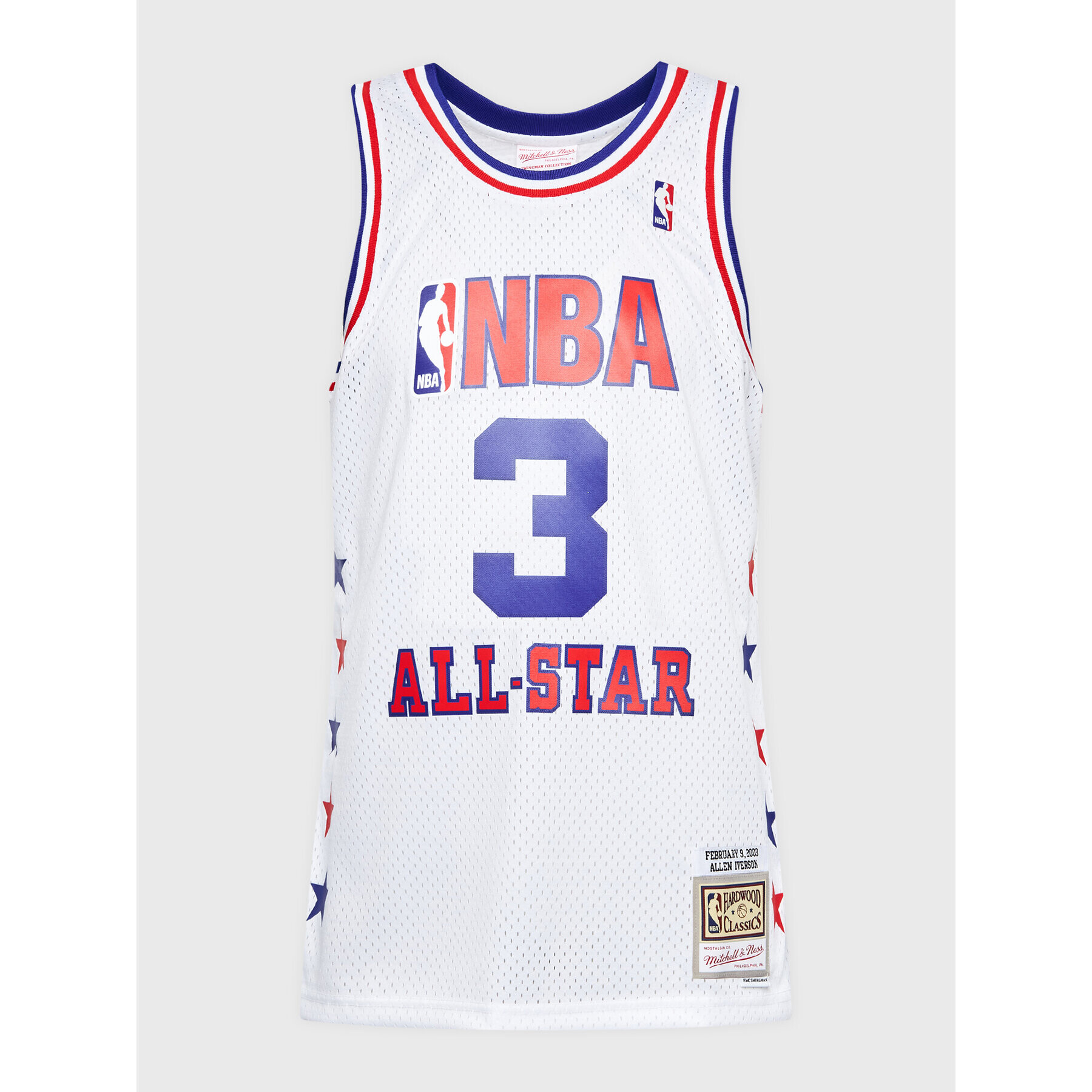 Mitchell & Ness Majica brez rokavov SMJY5292 Bela Regular Fit - Pepit.si